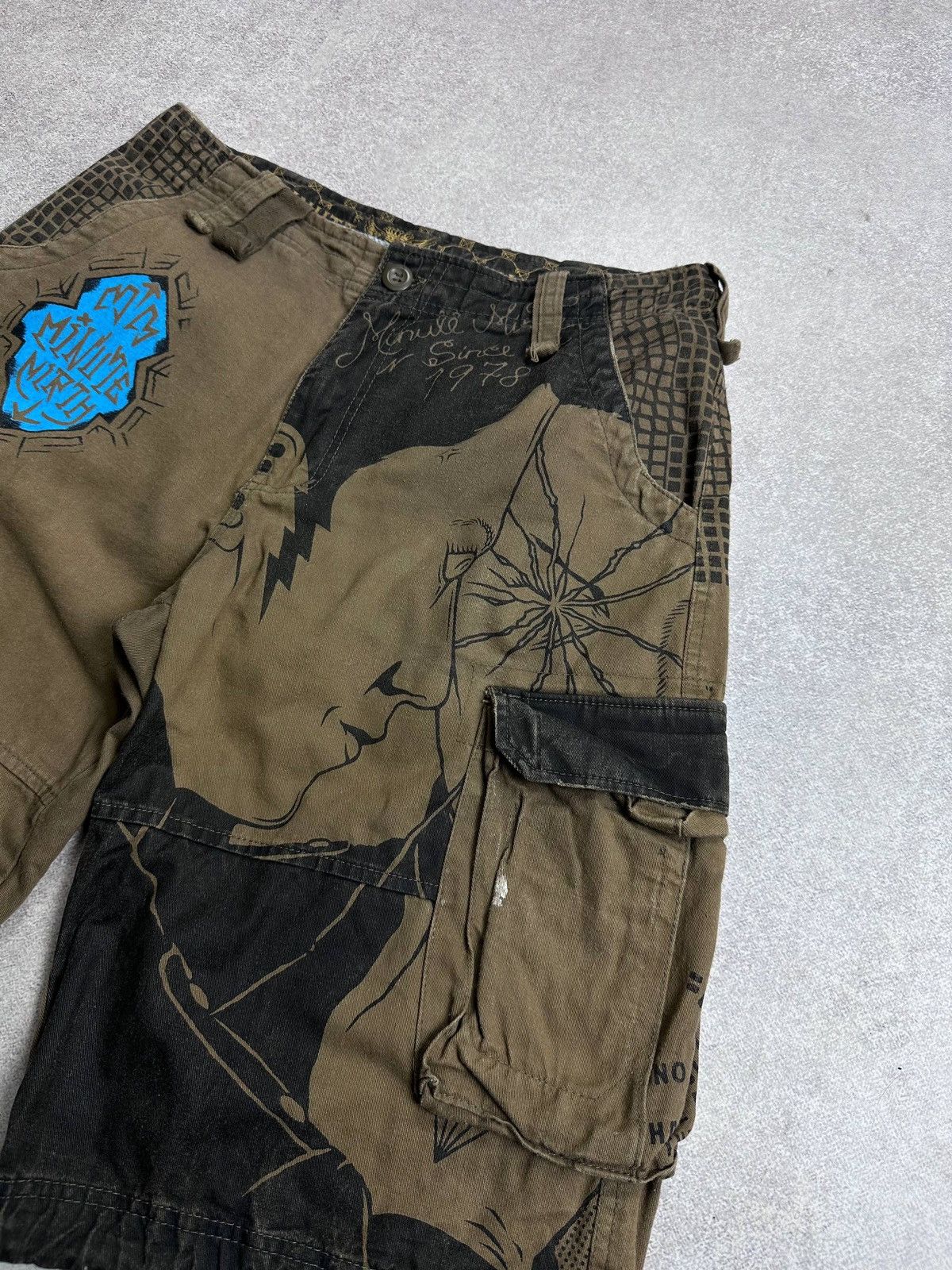 Japanese Brand Vintage Japanese Avantgarde Cargo Pants 34 L Size US 34 / EU 50 - 4 Thumbnail