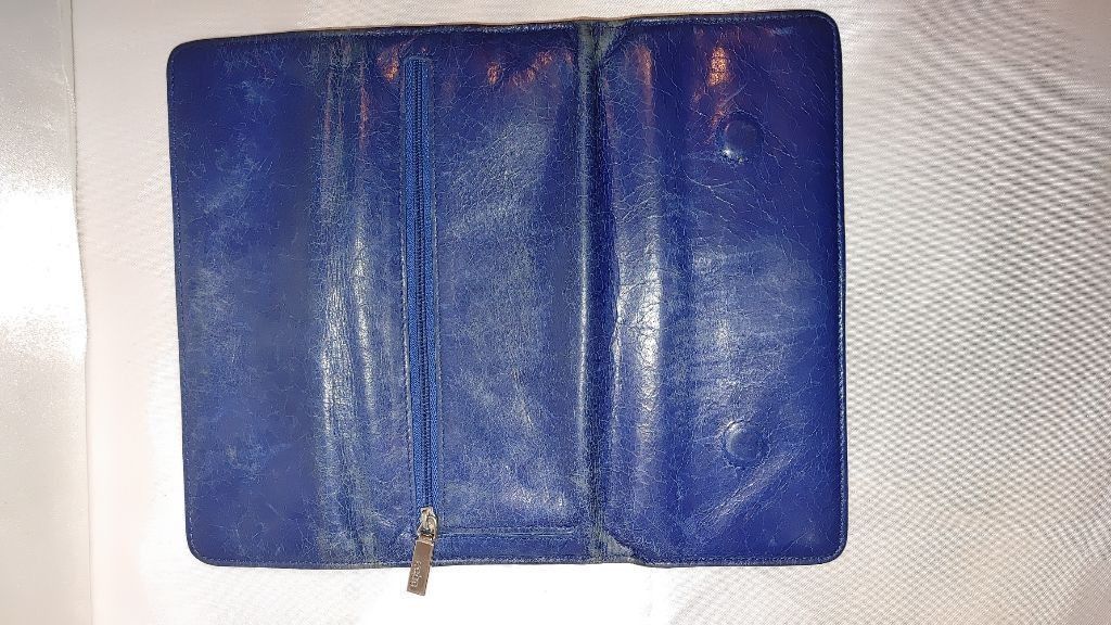 Hobo HOBO International Jill Distressed Leather Trifold Wallet Size ONE SIZE - 4 Thumbnail
