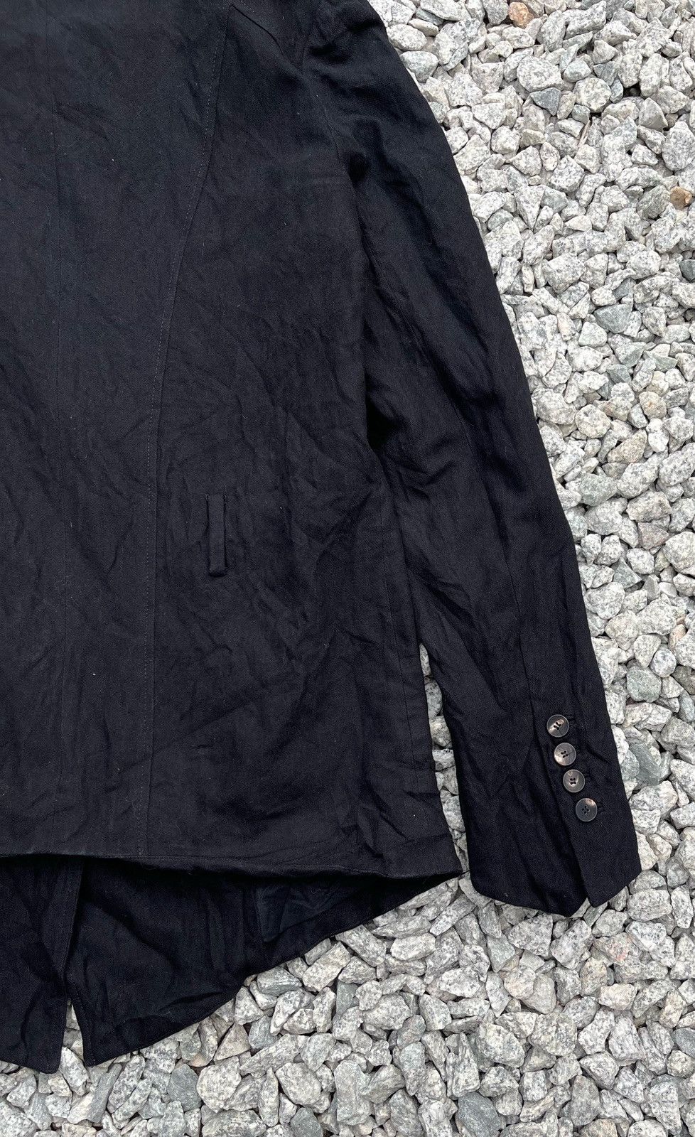 Helmut Lang 🔥 HELMUT LANG 'SAMURAI' ASYMMETRICAL BUTTON JACKET Size US S / EU 44-46 / 1 - 15 Thumbnail