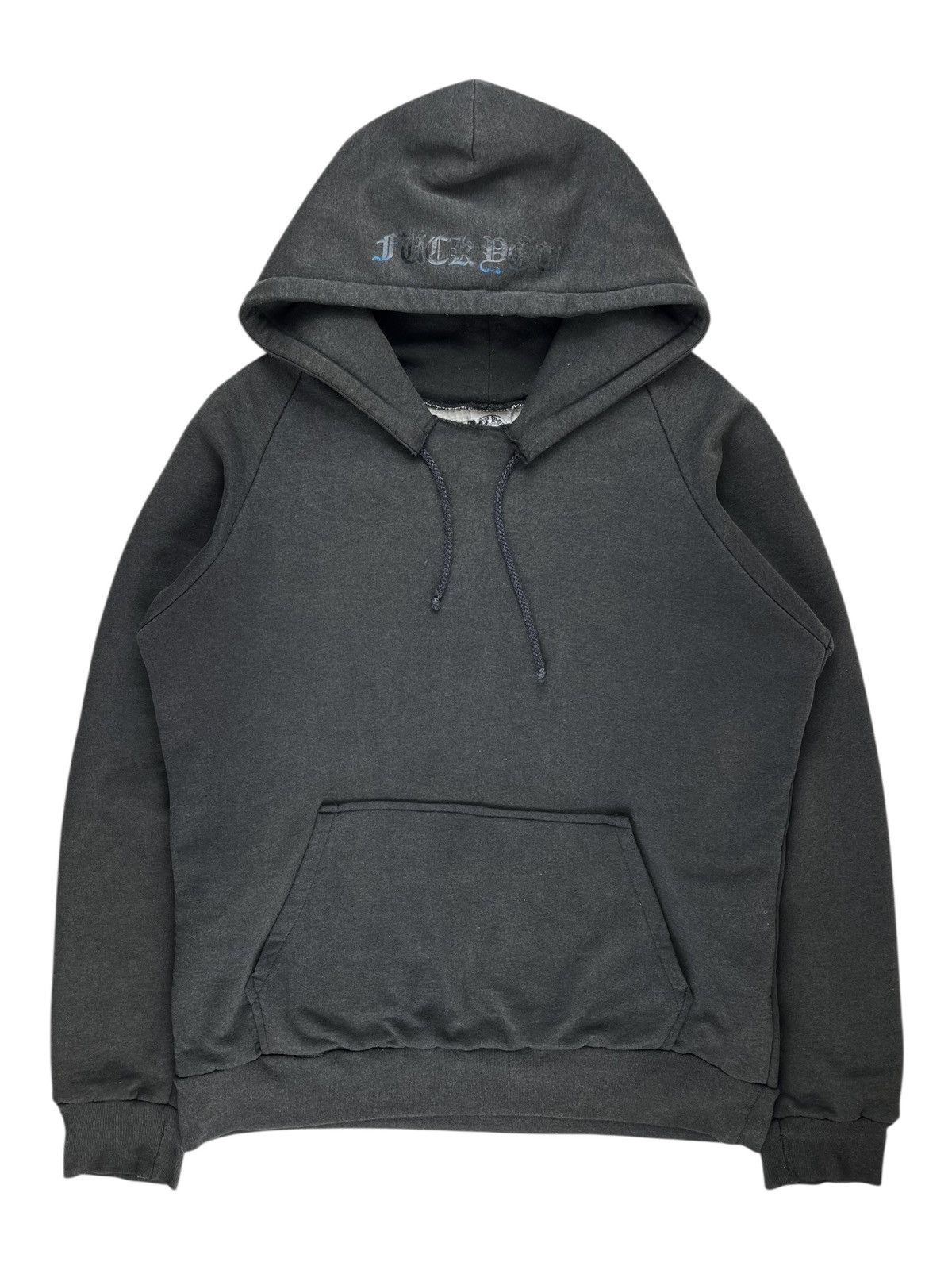 Chrome Hearts Chrome Hearts Vintage Thrashed Metallic Blue Thermal Hoodie Size US S / EU 44-46 / 1 - 4 Thumbnail