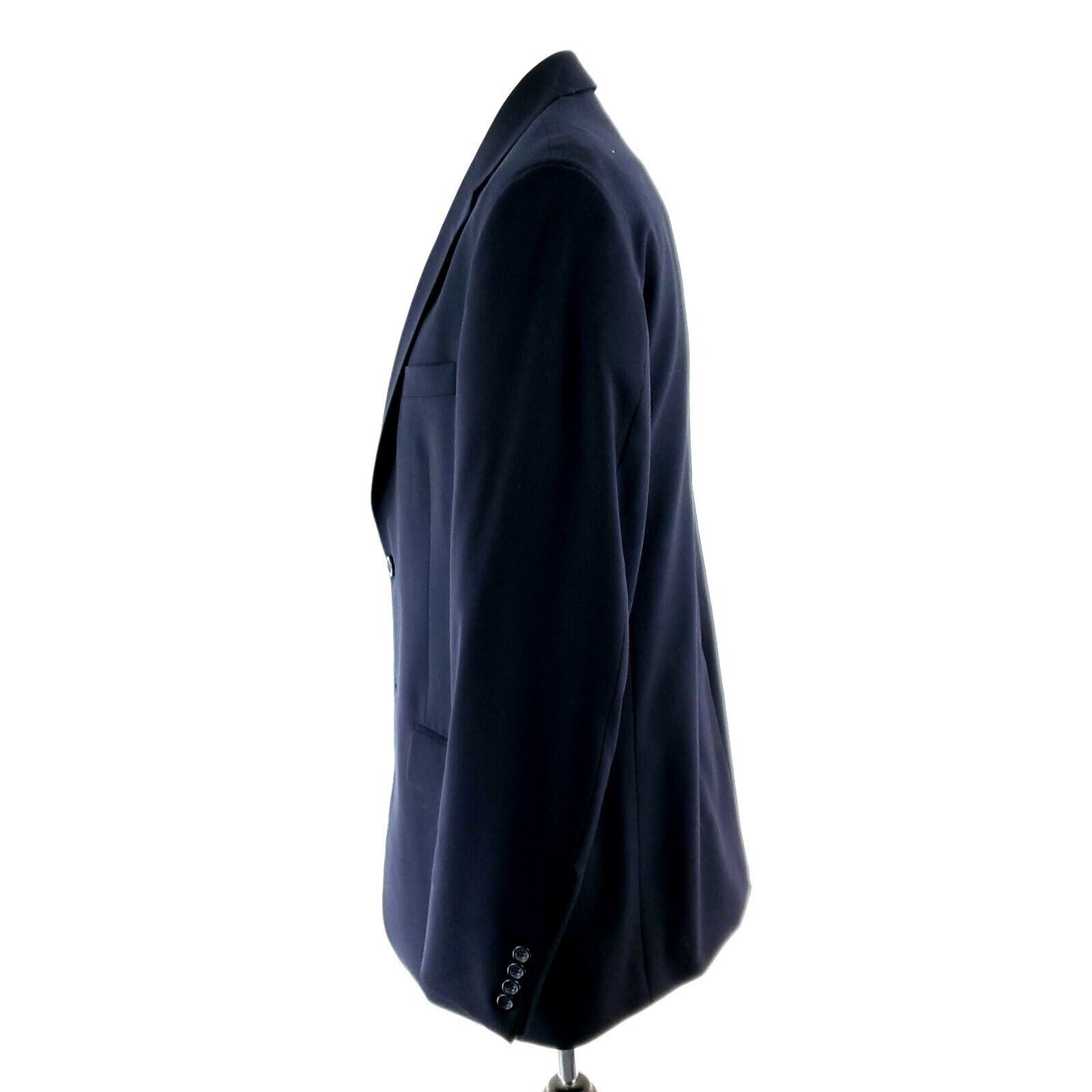 Joseph & Feiss Joseph Feiss Trio Wool 2 Button Blazer 40L Blue Size 40L - 4 Thumbnail