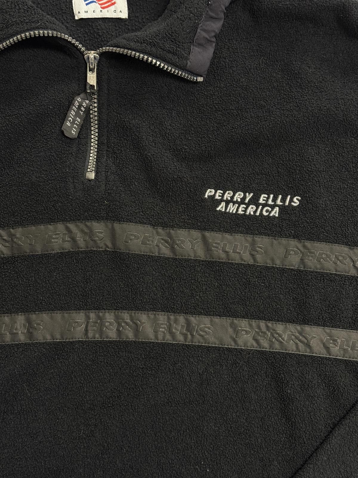 Perry Ellis Perry Ellis America Fleece - Quarter Zip Pull Over XL Size US XL / EU 56 / 4 - 3 Thumbnail