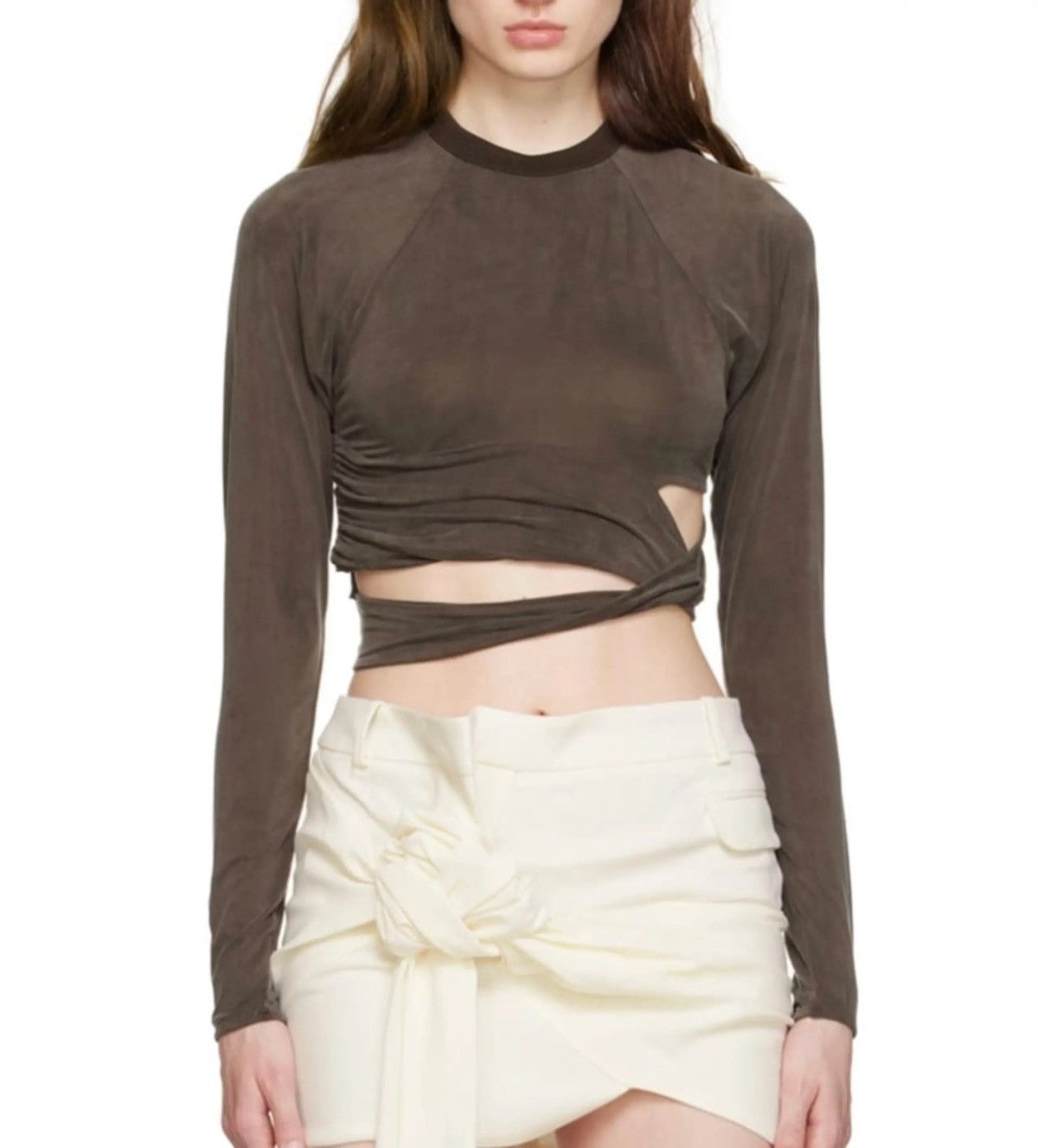 Jacquemus Jacquemus Brown Asymmetric Mesh Set Size S / US 4 / IT 40 - 8 Thumbnail