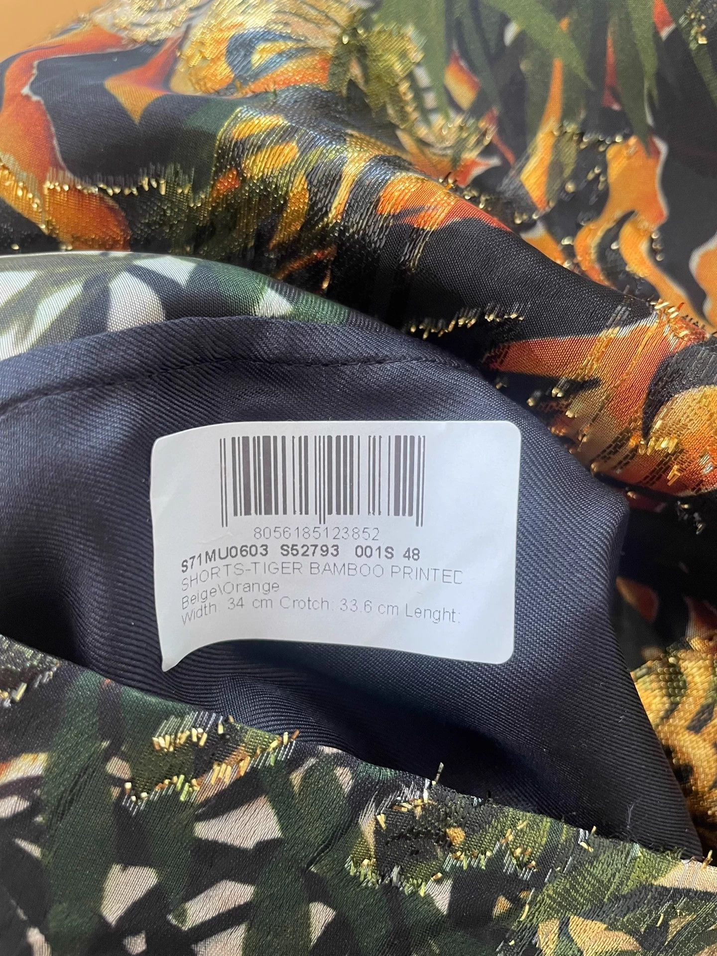 Dsquared2 Dsquared2 20ss Bamboo Tiger Shorts Size US 32 / EU 48 - 7 Thumbnail
