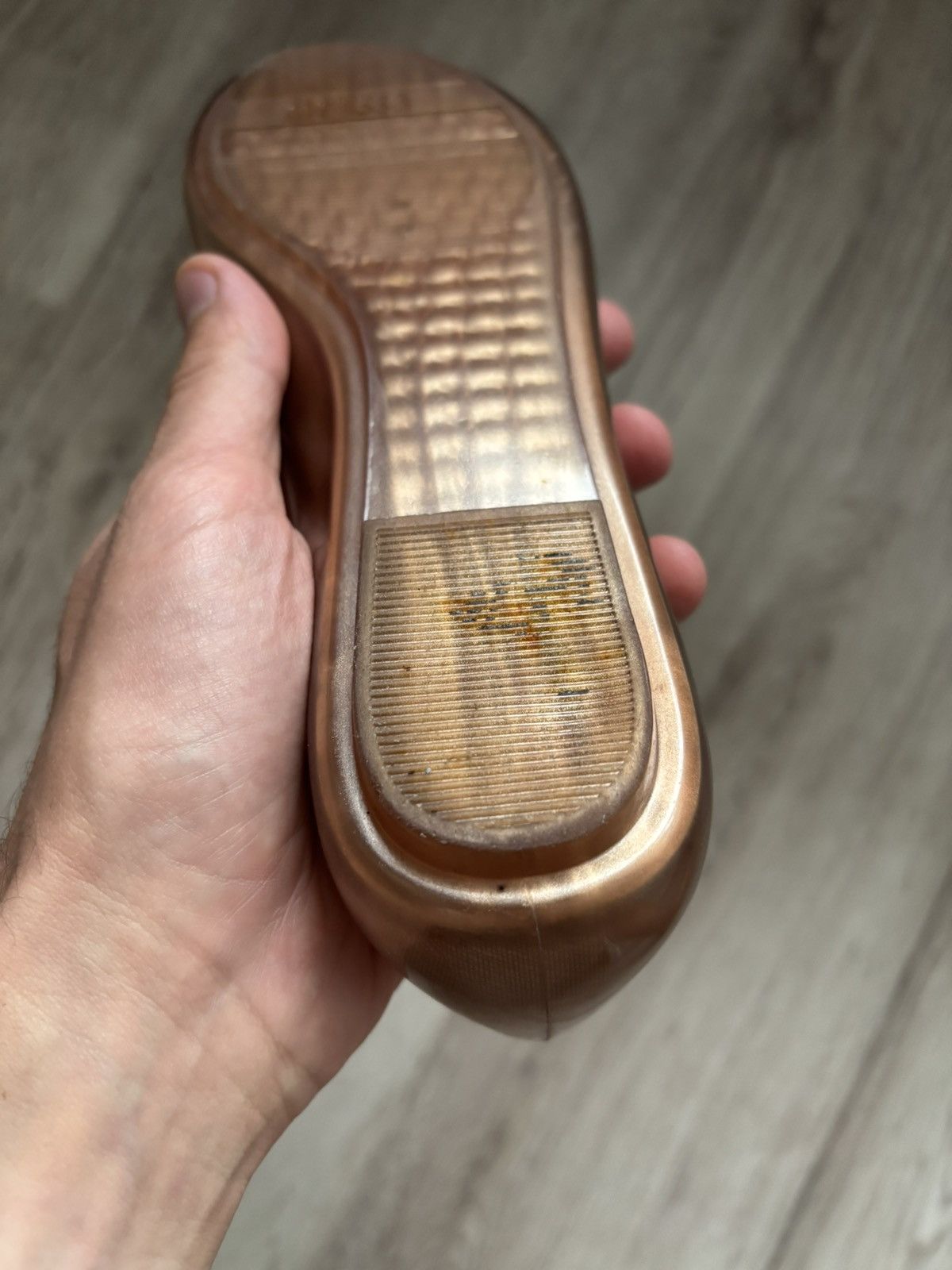 Vivienne Westwood Melissa x Vivienne Westwood Rose Gold Flats Heels US 7 EU 38 Size US 7 / IT 37 - 18 Thumbnail