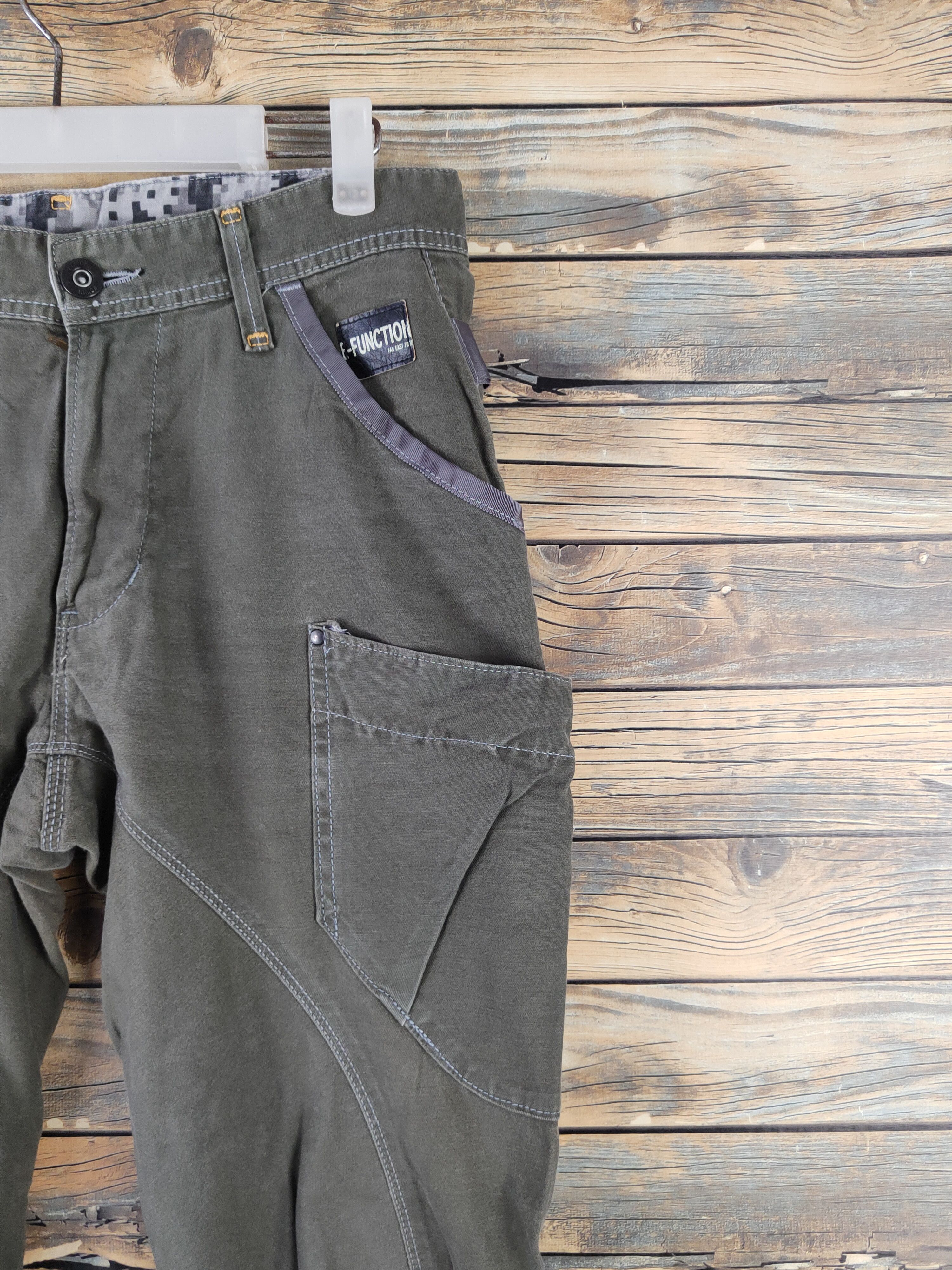 Edwin DL Edwin Efunction Dark Olive Multipocket Cargo Pants# 1946 Size US 28 / EU 44 - 6 Thumbnail
