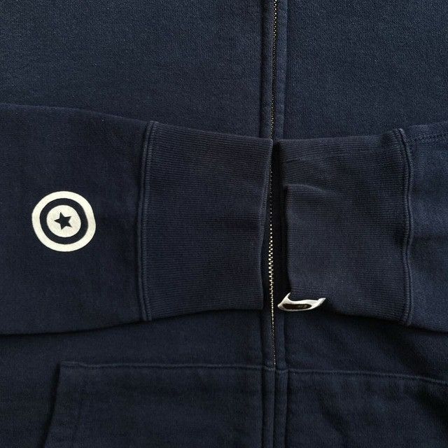 Bape BAPE 1st Camo Green x Navy Shark Full Zip Hoodie APE NIGO Size US M / EU 48-50 / 2 - 6 Thumbnail