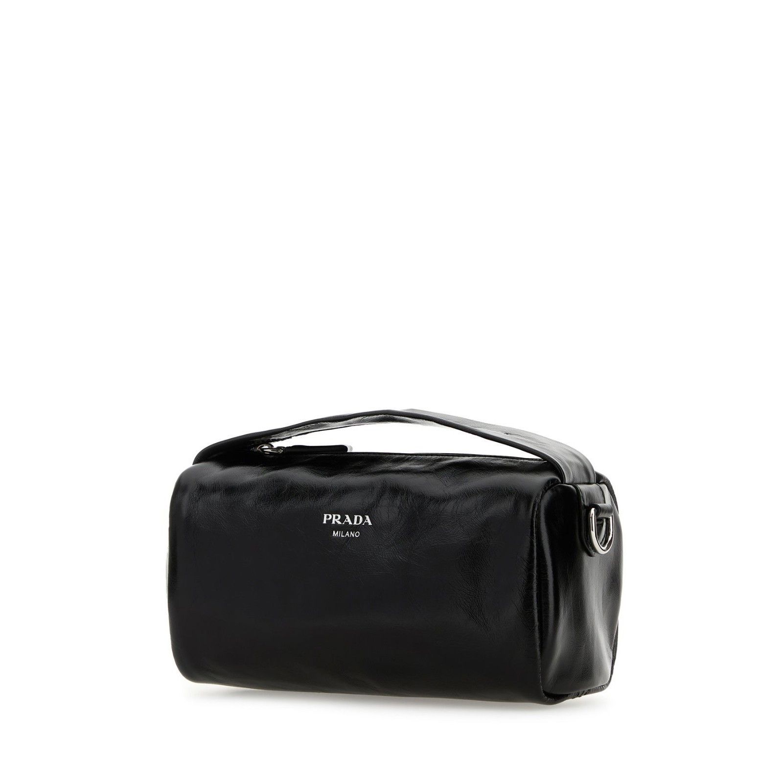 Prada PRADA Black Leather Handbag New And Authentic Size ONE SIZE - 2 Thumbnail