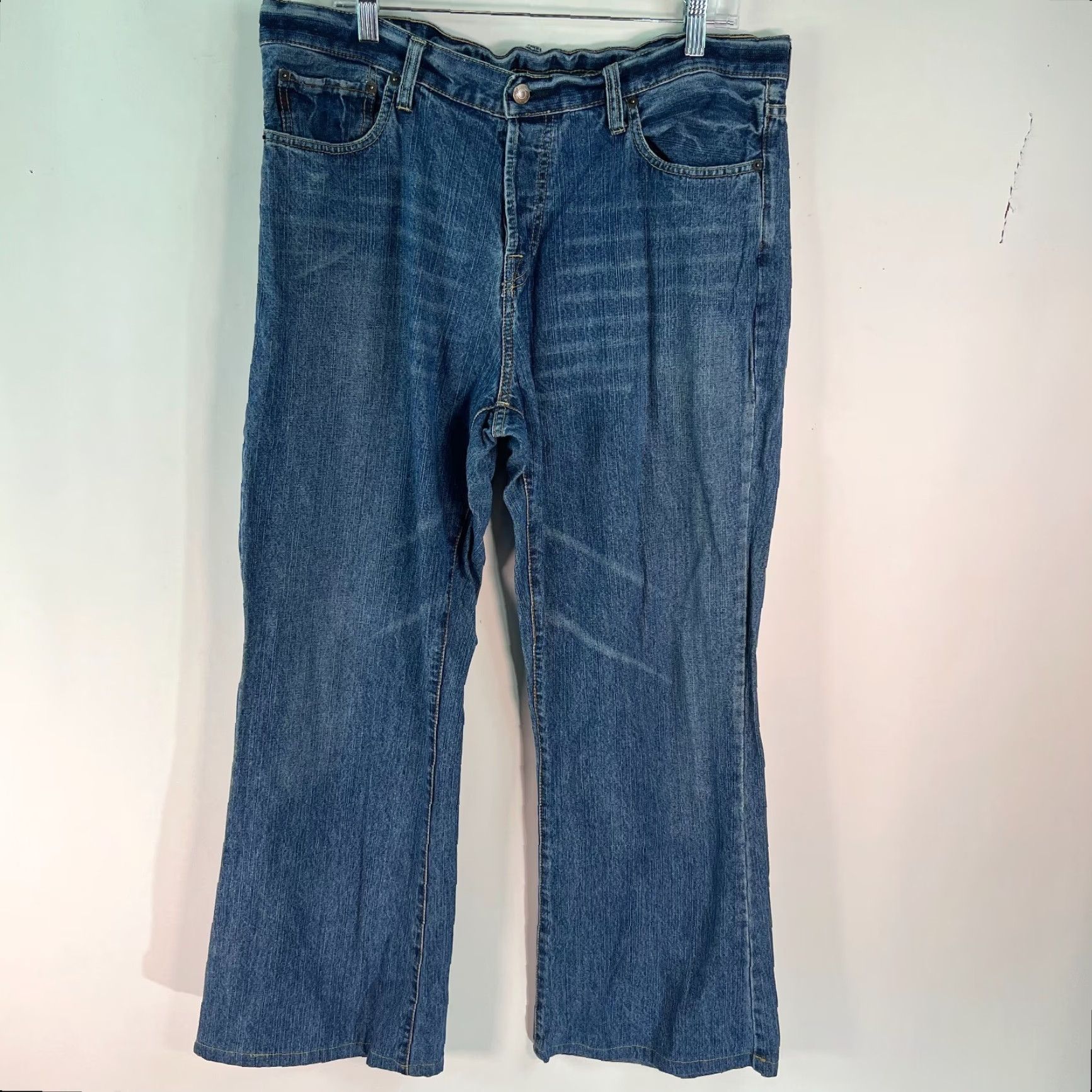 Abercrombie & Fitch Abercrombie & Fitch Womens High Rise Button Fly Blue Jeans Size 36X34 Shirt? Size 25" / US 0 / IT 36 - 2 Thumbnail