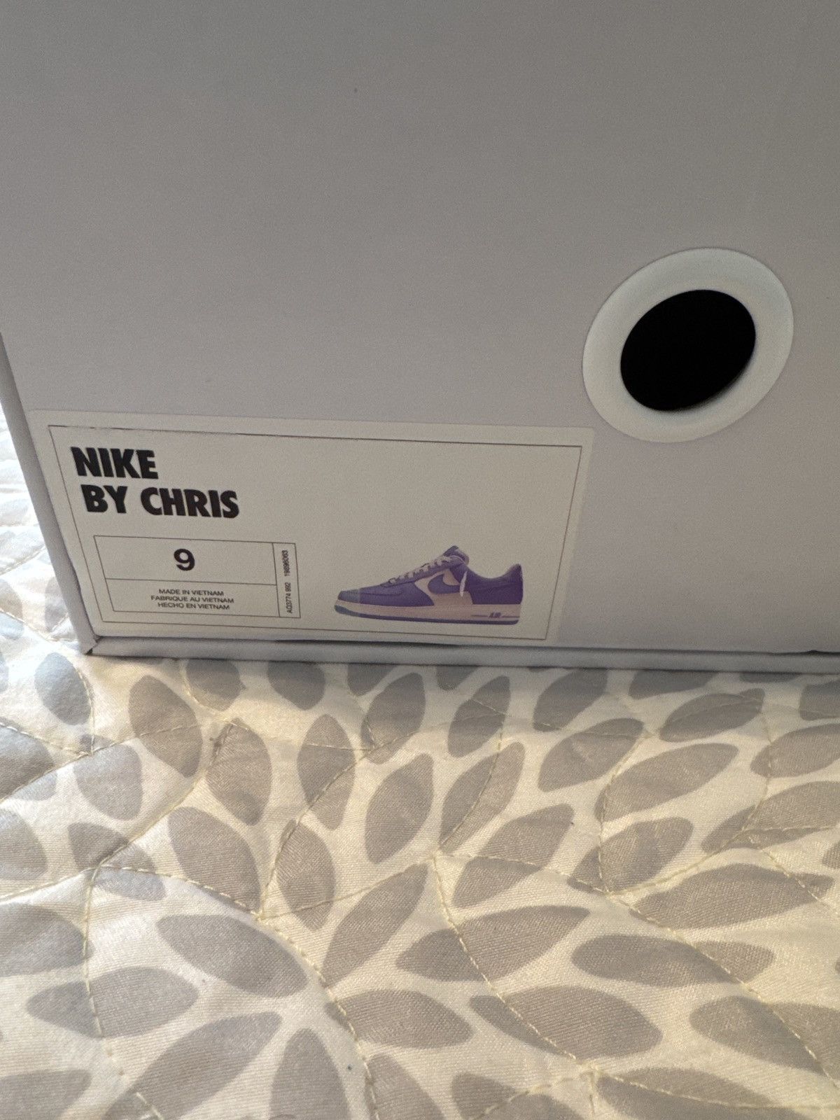 Nike Unc blue custom Nike Air Force 1 Size US 9 / EU 42 - 5 Thumbnail
