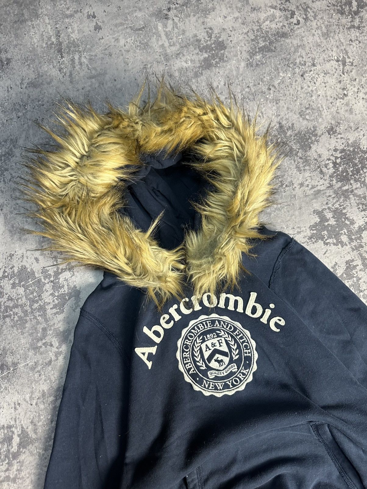 Abercrombie & Fitch Hoodie Abercrombie Fitch Fur Y2k Size S / US 4 / IT 40 - 4 Thumbnail