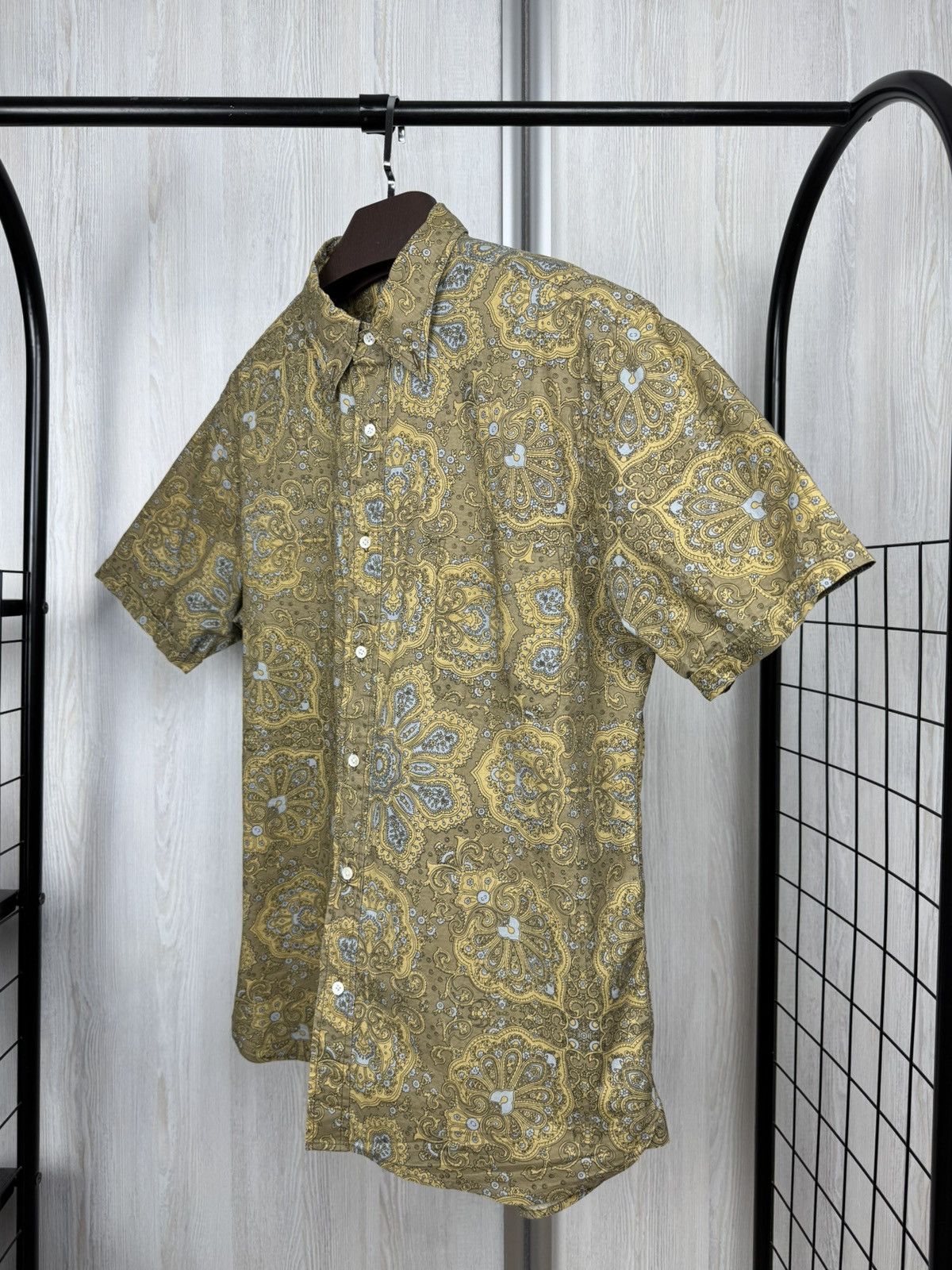 Beams Japan Beams from Japan Paisley Hawaiian Short Sleeve Shirt XL Size US XL / EU 56 / 4 - 5 Thumbnail