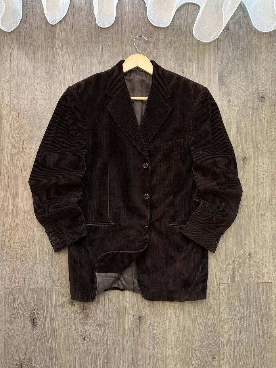 Canali × Vintage Vintage Men’s Brown Velvet Smoking Jacket Blazer Canali Size 50R - 25 Thumbnail