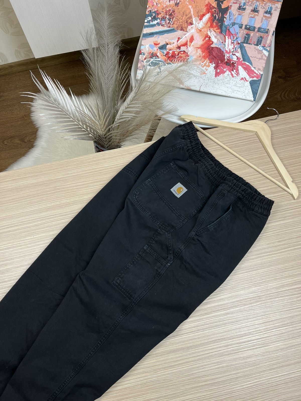 Carhartt × Vintage Crazy Vintage Carhartt Denim Dungaree Carpentar Work Pants Size US 32 / EU 48 - 11 Thumbnail