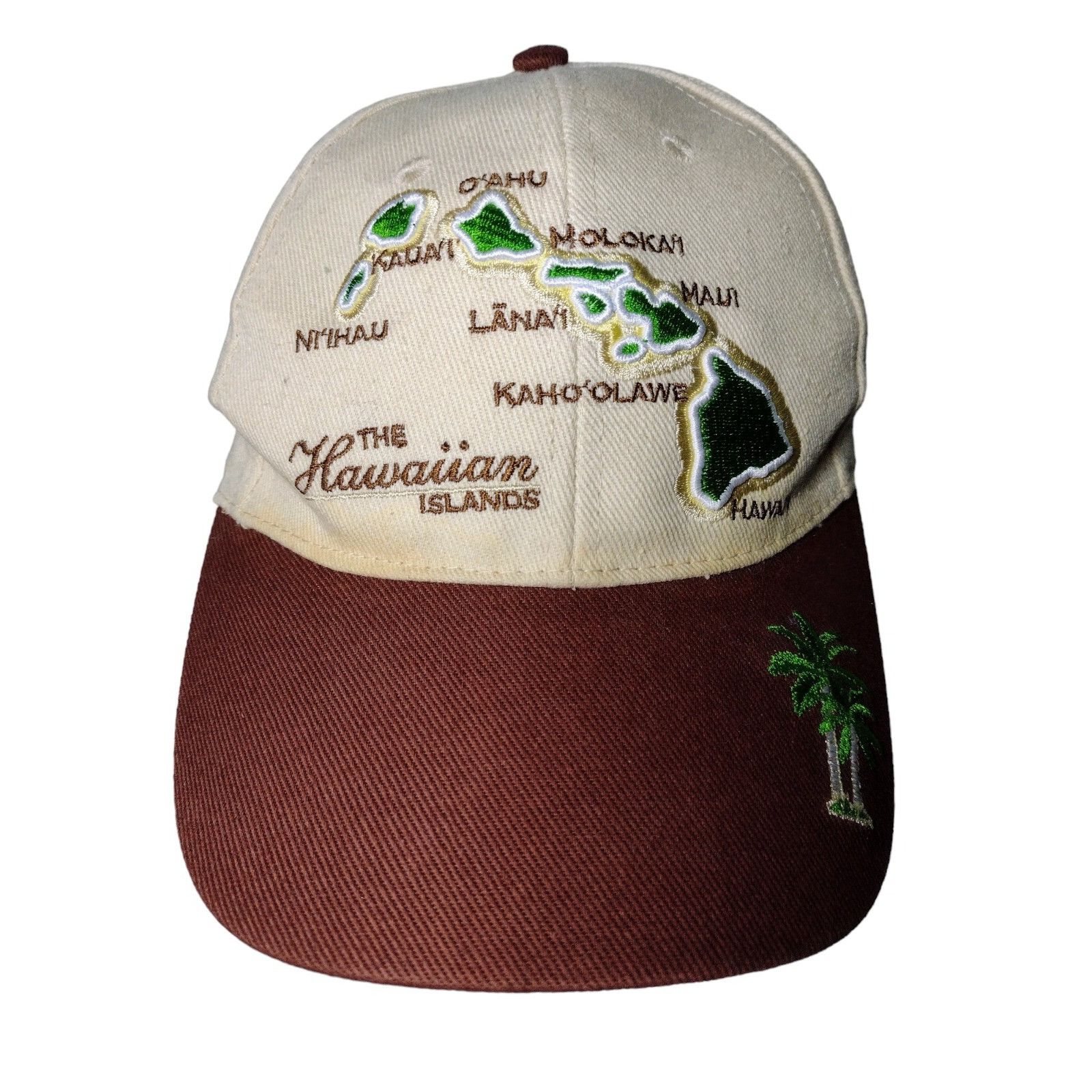 Other Hawaiian Islands Island Caps Embroidered Strapback Hat Cap P Size ONE SIZE - 2 Thumbnail
