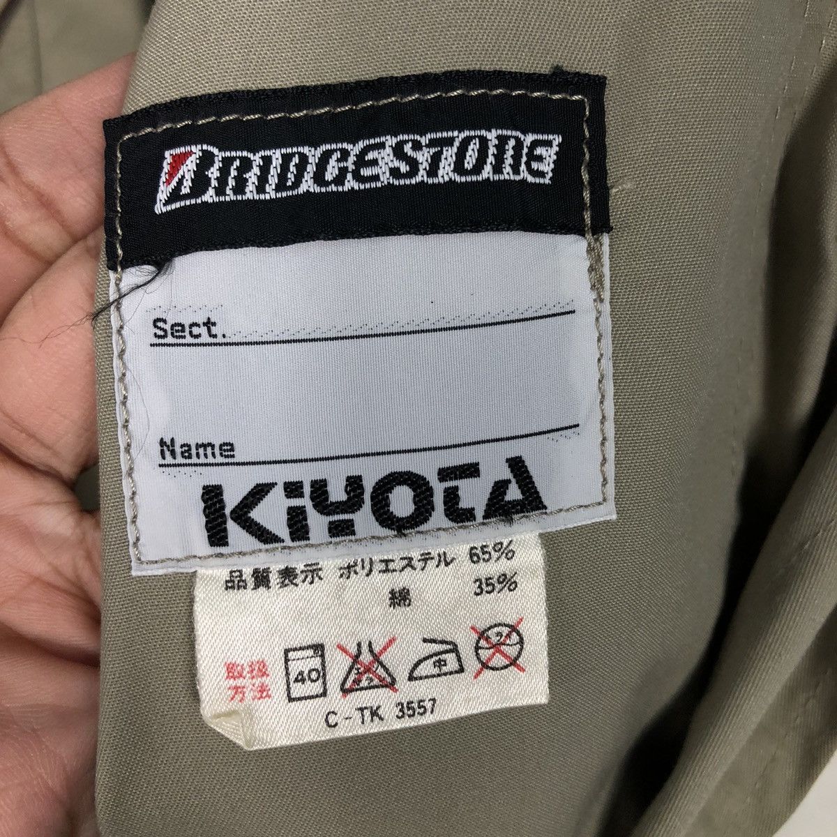 Japanese Brand 📌Vintage Worker Coverall Long Bridgestone Big Logo Size US 34 / EU 50 - 19 Thumbnail