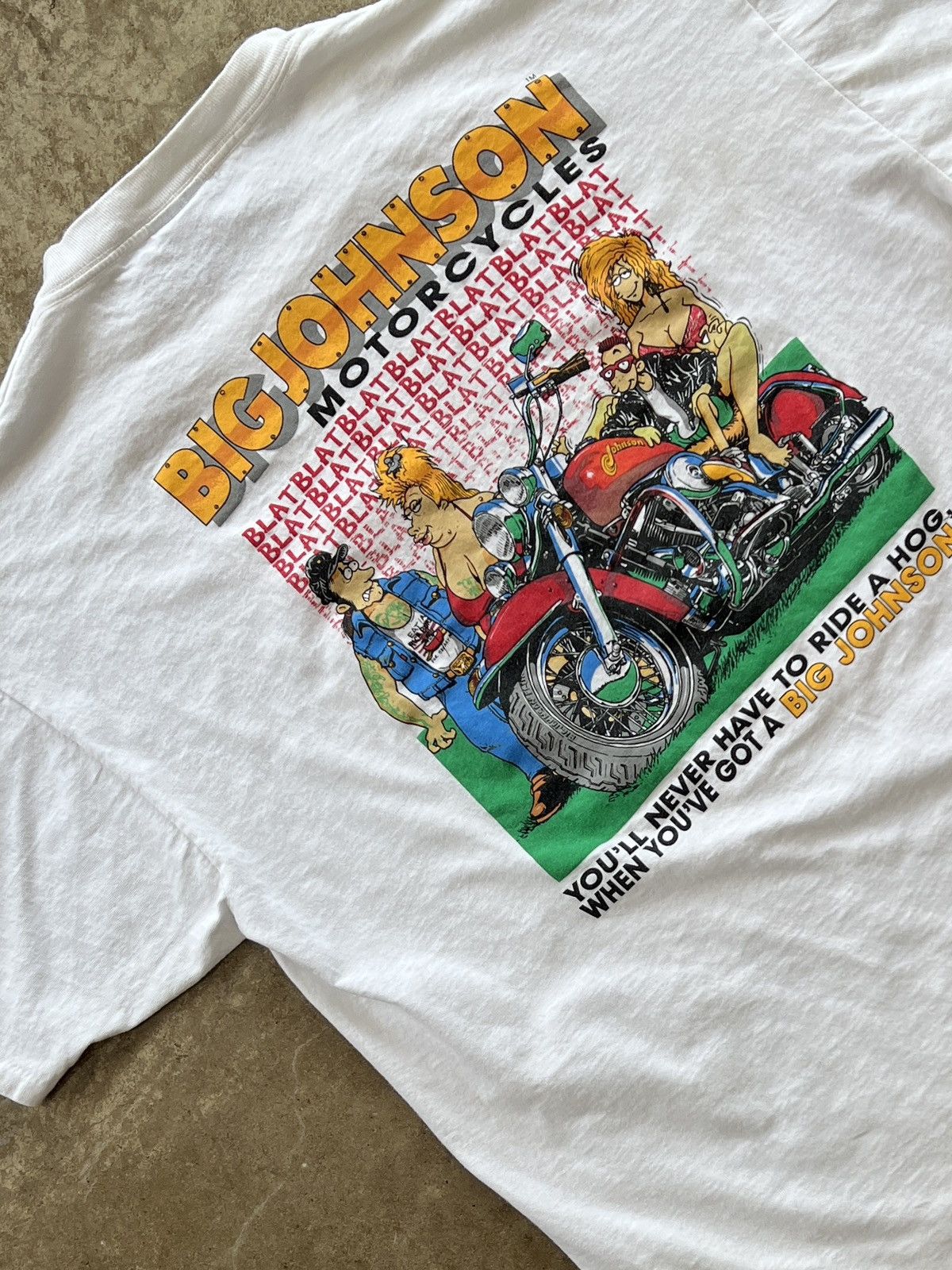 Harley Davidson Vintage Big Johnson Motorcycles Feel the Power Tee XL Size US XL / EU 56 / 4 - 1 Thumbnail