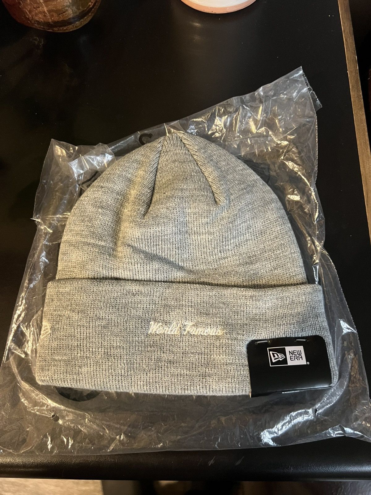Supreme Supreme Box Logo Beanie Heather Grey FW23 Size ONE SIZE - 2 Thumbnail