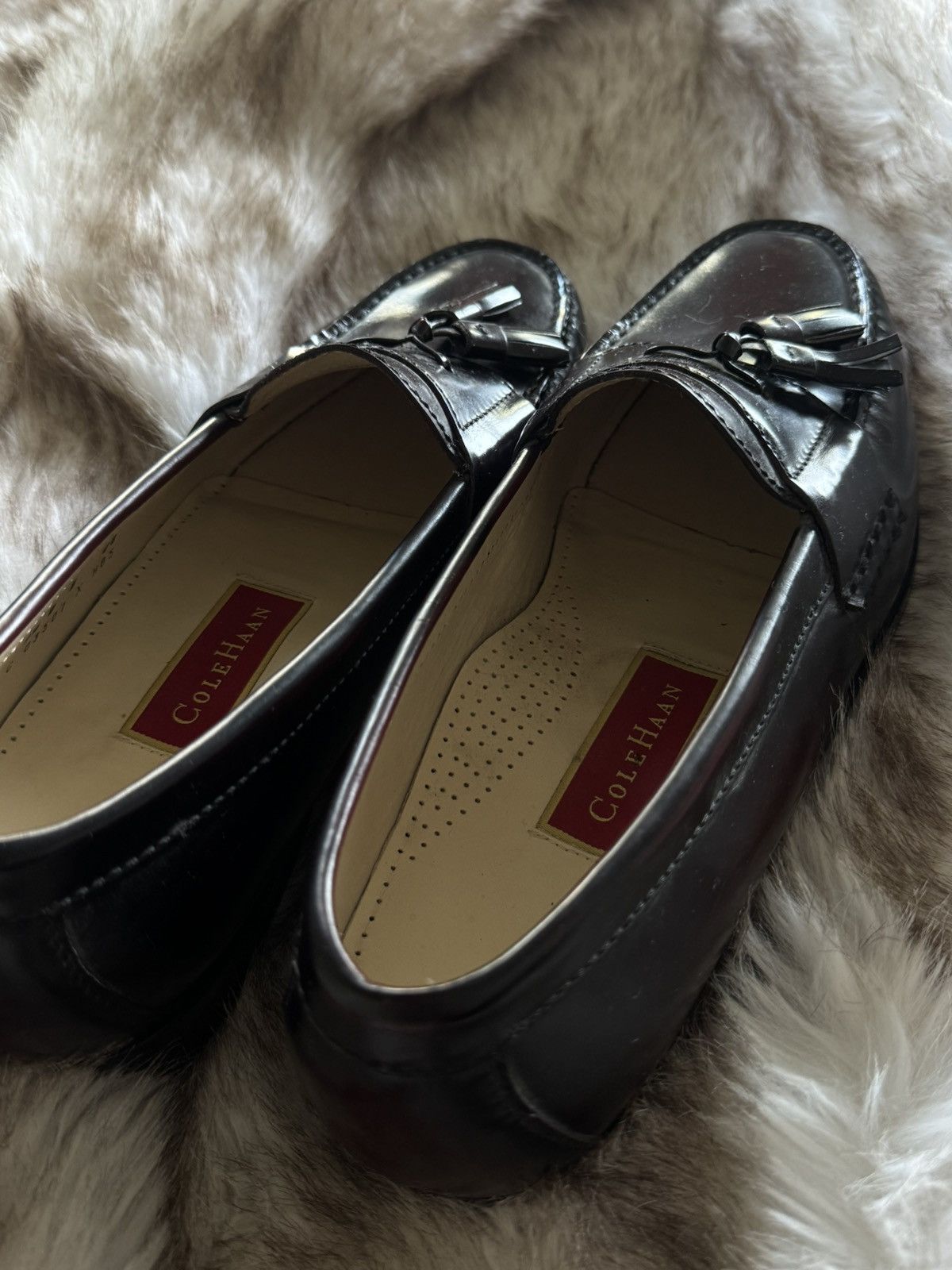 Cole Haan Oxblood Cole Haan Tassled Loafers Size US 9.5 / EU 42-43 - 5 Thumbnail