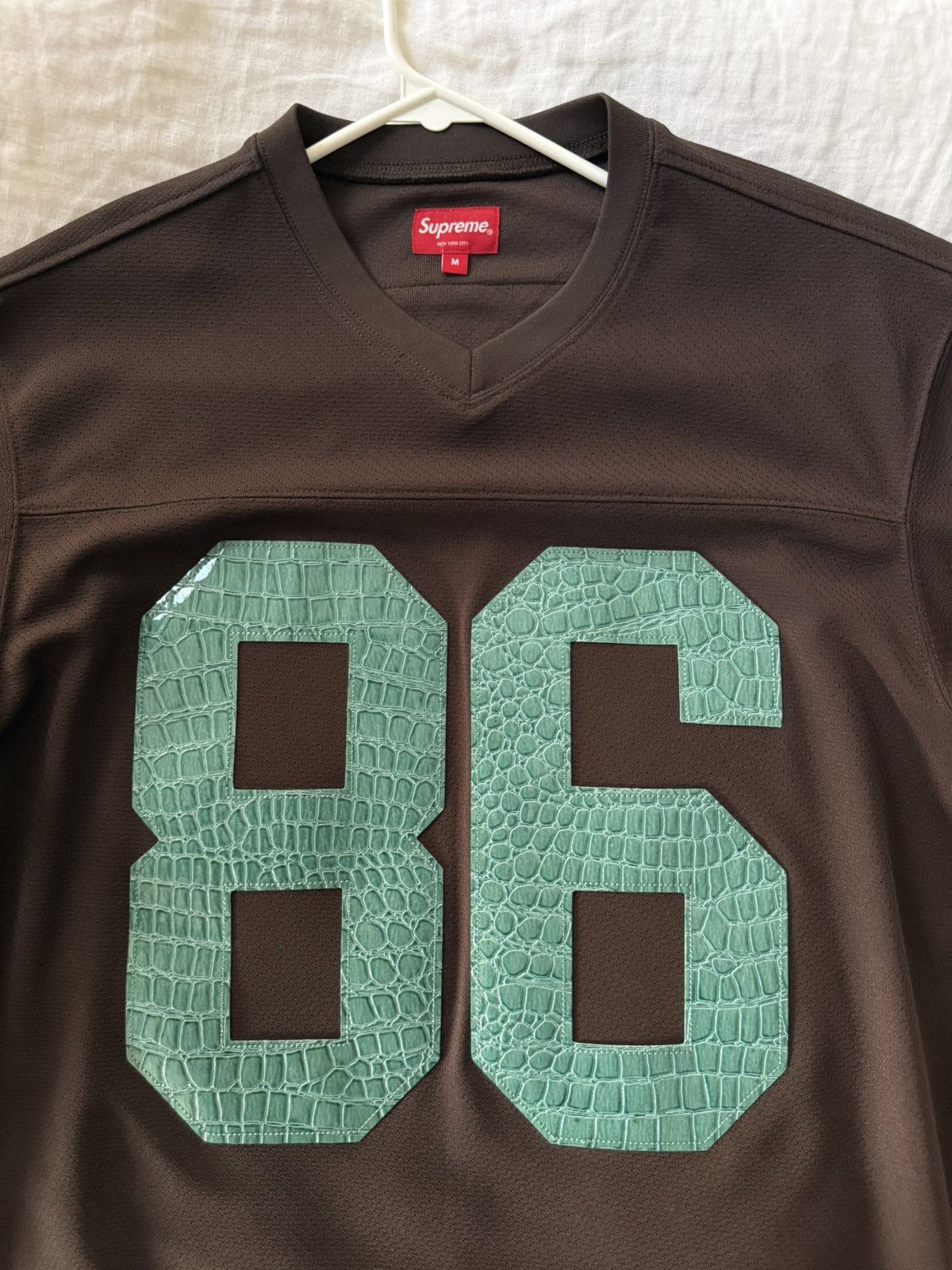Supreme Supreme faux croc football jersey 2022 Size US M / EU 48-50 / 2 - 3 Thumbnail