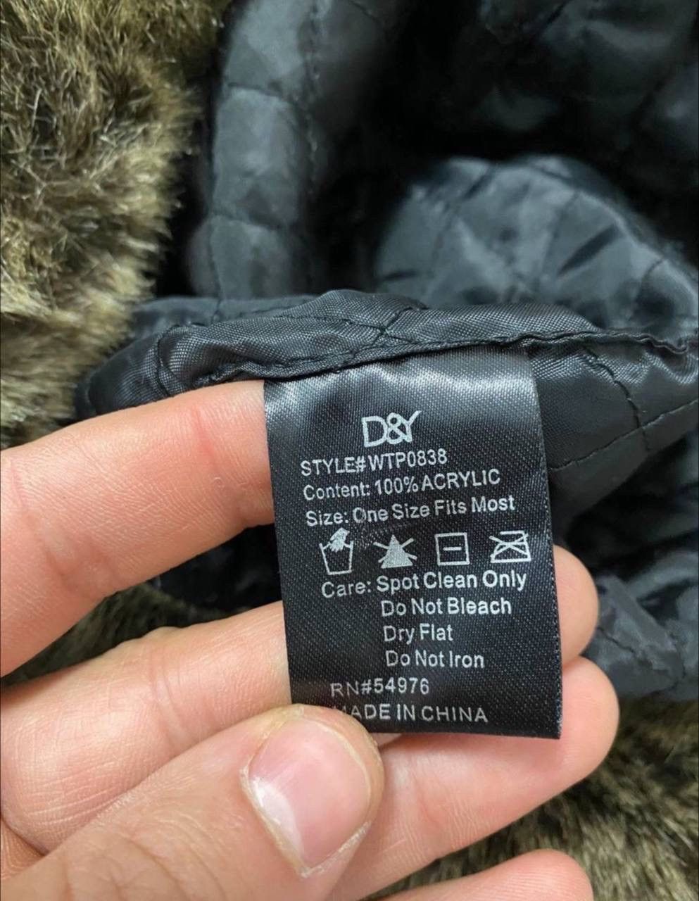 Japanese Brand Fur Hat IF Six Was Nine style Fur LGB style Ushanka Size ONE SIZE - 7 Thumbnail