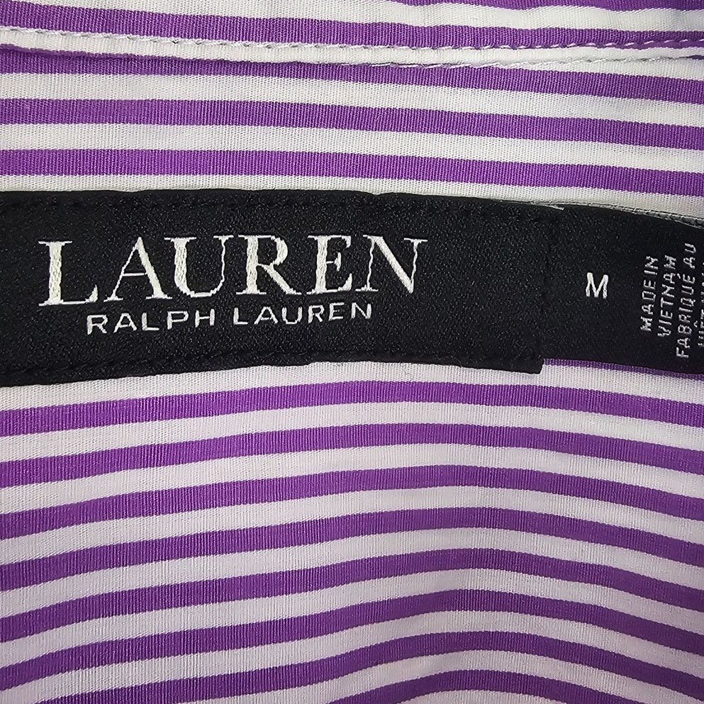 Lauren Ralph Lauren Lauren Ralph Lauren Womens Striped Top Size M Classic Career Size M / US 6-8 / IT 42-44 - 6 Thumbnail