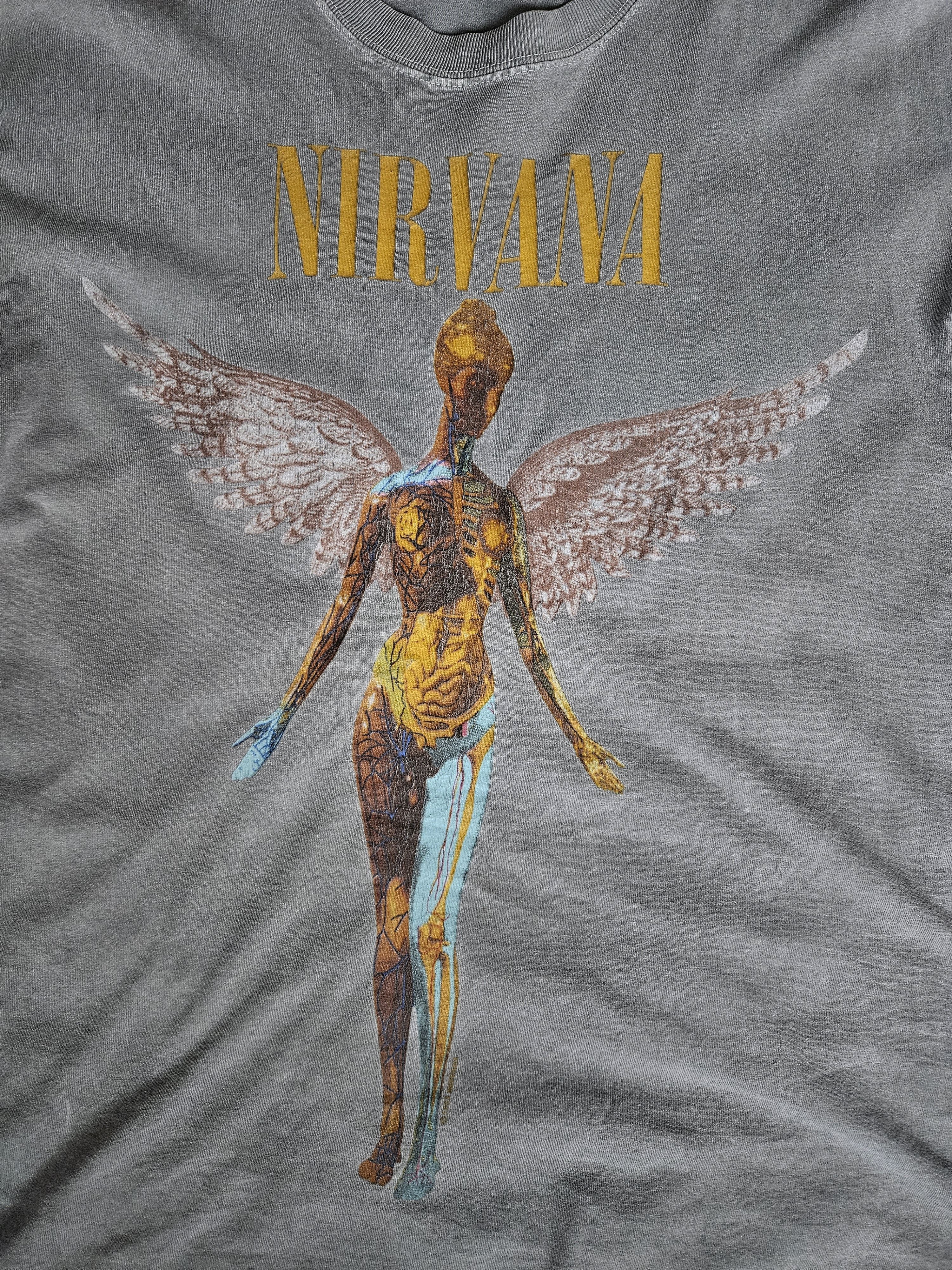 Band Tees × Nirvana × Vintage 🔥RARE🔥Vintage nirvana in utero soundgarden alice in chains Size US XL / EU 56 / 4 - 2 Thumbnail