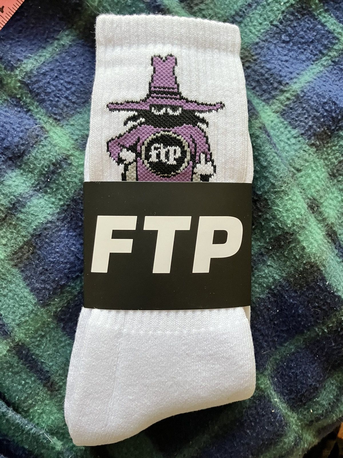 Fuck The Population Spook Socks Size ONE SIZE - 1 Thumbnail