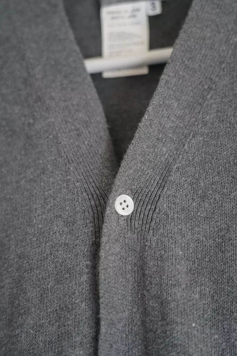 Yohji Yamamoto Yohji Yamamoto Yohji Yamamoto Gray Wool Cardigan Sweater Size US M / EU 48-50 / 2 - 3 Thumbnail