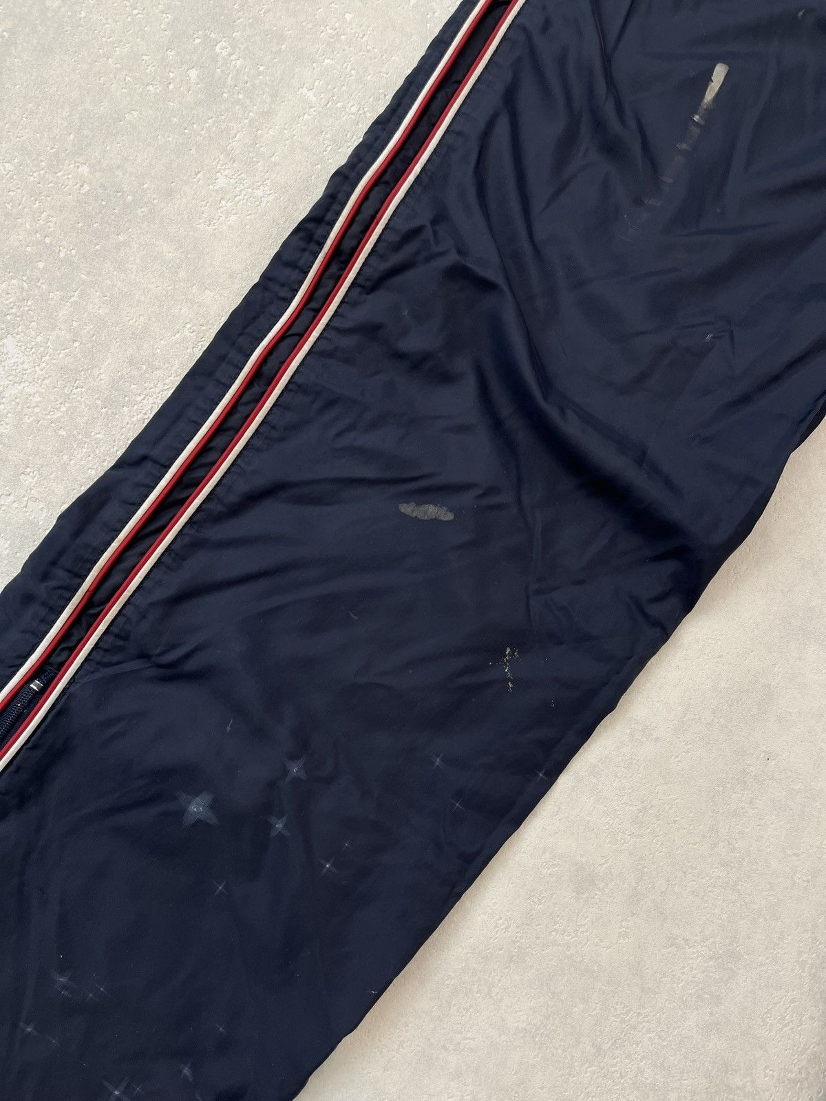 Nike × Vintage 90s Nike Swoosh Vintage Y2K Parachute Nylon Distressed Pants Size US 33 - 8 Thumbnail