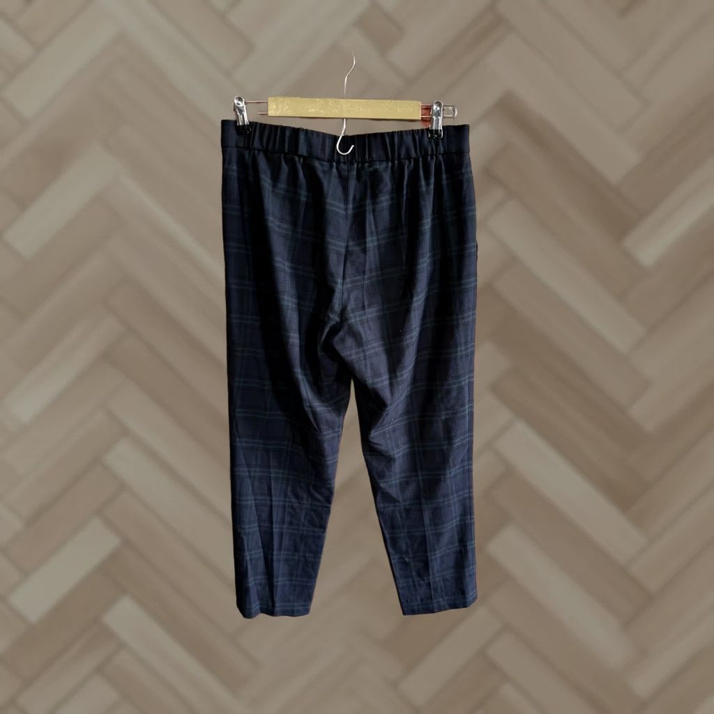 Vintage Babaton Womens Green Plaid Pull-on Cropped Pants Size 8 Size 30" / US 8 / IT 44 - 1 Thumbnail