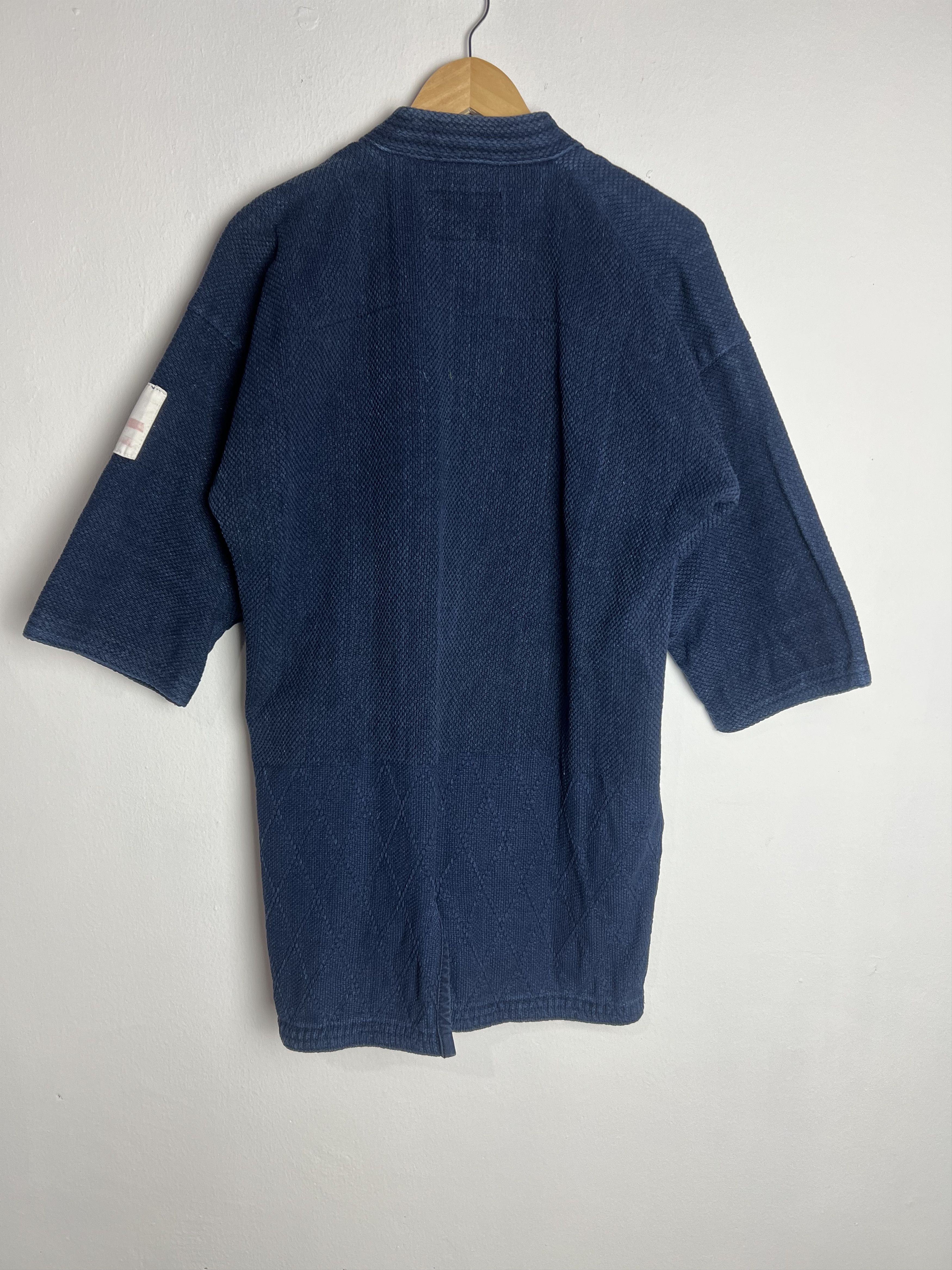 Japanese Brand Vintage Kendo Busen Dyed Indigo Kimono Size US L / EU 52-54 / 3 - 6 Thumbnail