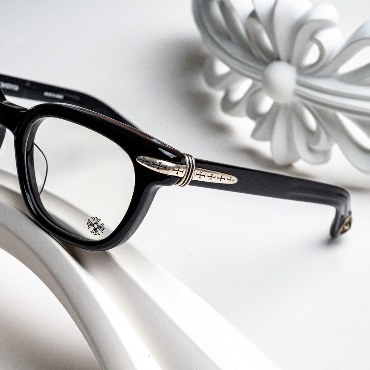 Chrome Hearts CHROME HEARTS DRIPPIN BLACK GLASSES Size ONE SIZE - 3 Thumbnail