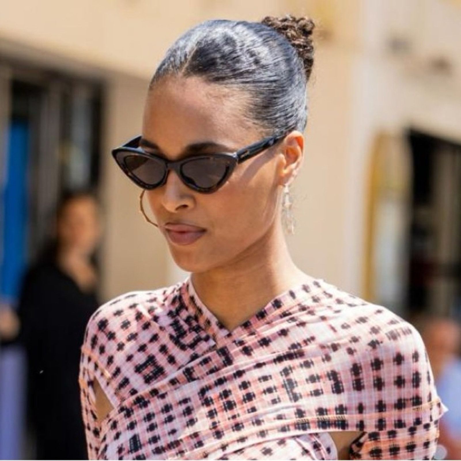 Jimmy Choo NEW JIMMY CHOO ADDY/S 0086 70 Havana/Brown Women Sunglasses Size ONE SIZE - 1 Thumbnail