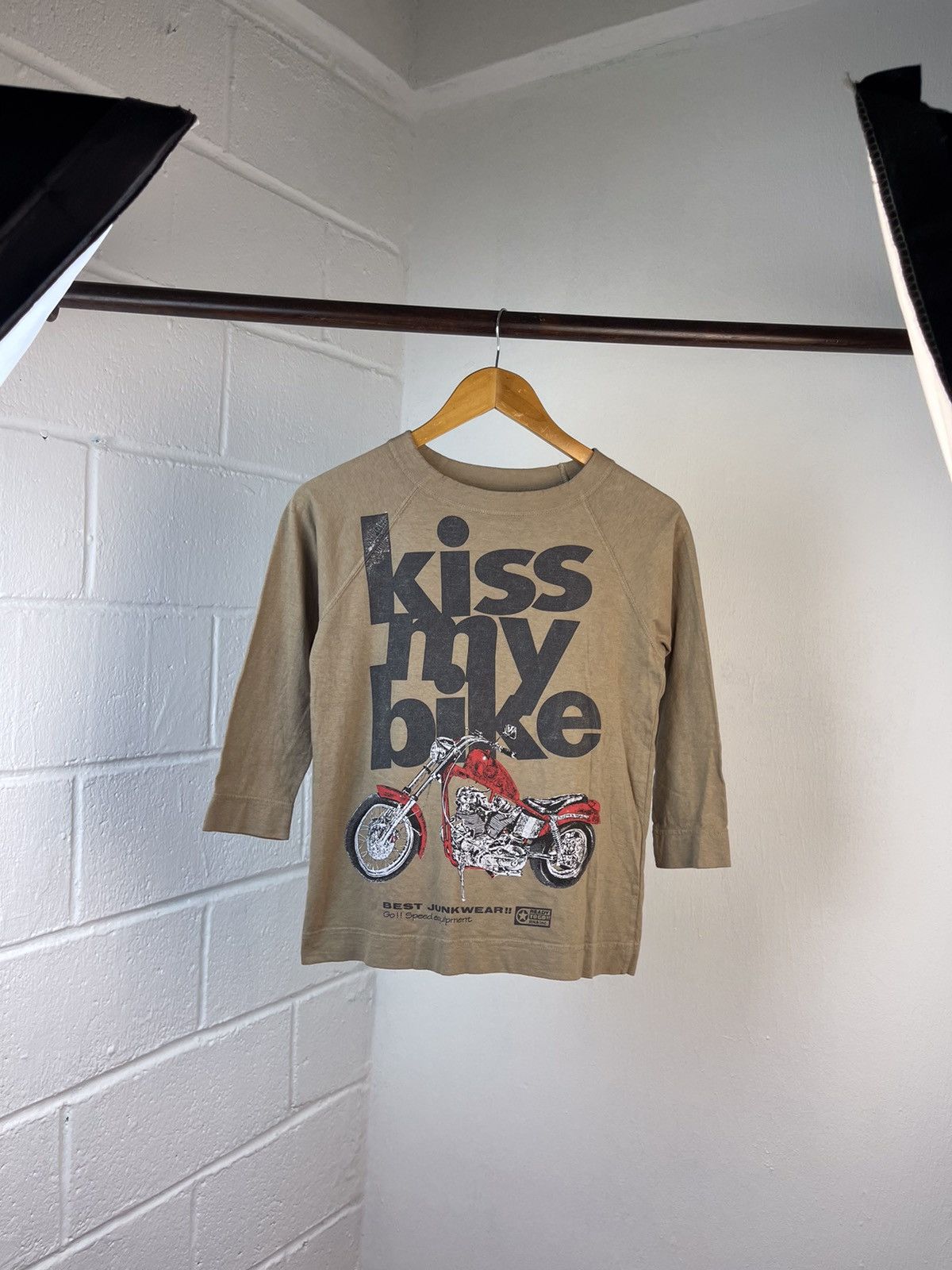 Hysteric Glamour × KMRii × Le Grande Bleu (L.G.B.) Rna inc Kiss My Bike Raglan Tee Size XS / US 0-2 / IT 36-38 - 4 Thumbnail