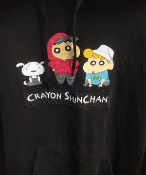 Anime Crayon Shin-chan Character Graphic Hoodie Size US XL / EU 56 / 4 - 5 Thumbnail