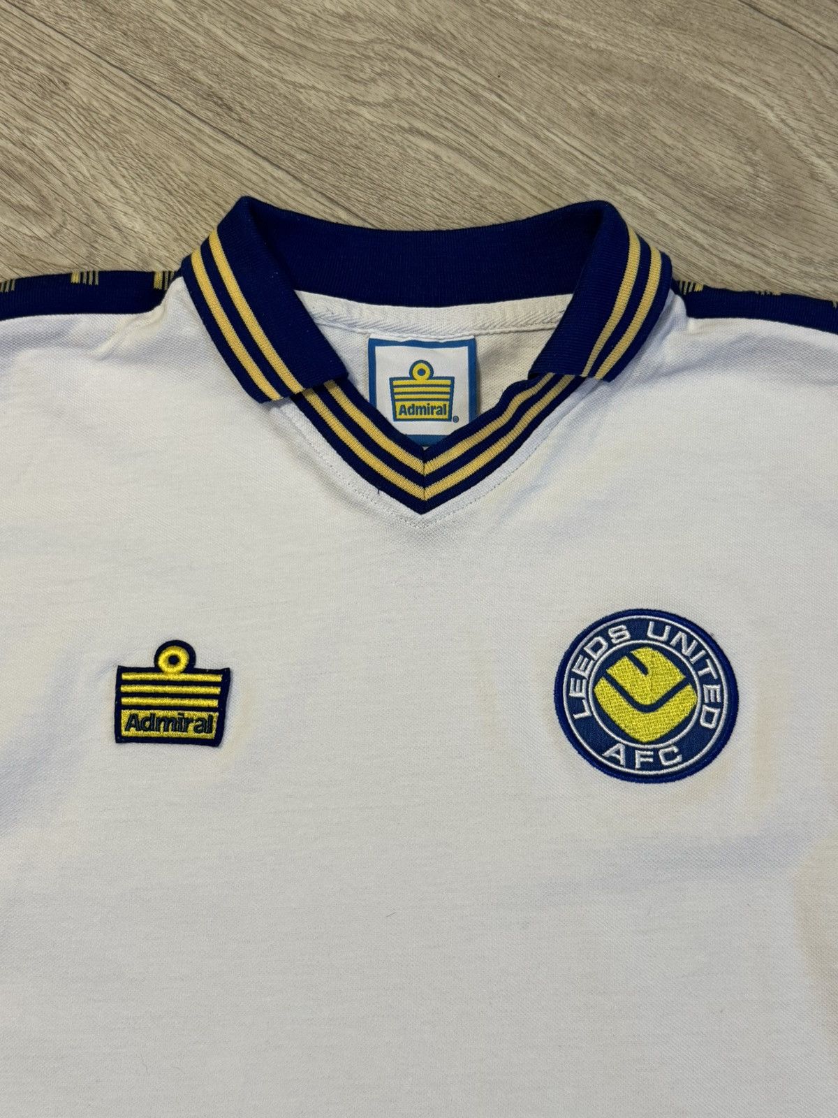 Vintage 🔷Retro Admiral Leeds United 1976/77/78 Soccer jersey🔷 Size US M / EU 48-50 / 2 - 3 Thumbnail