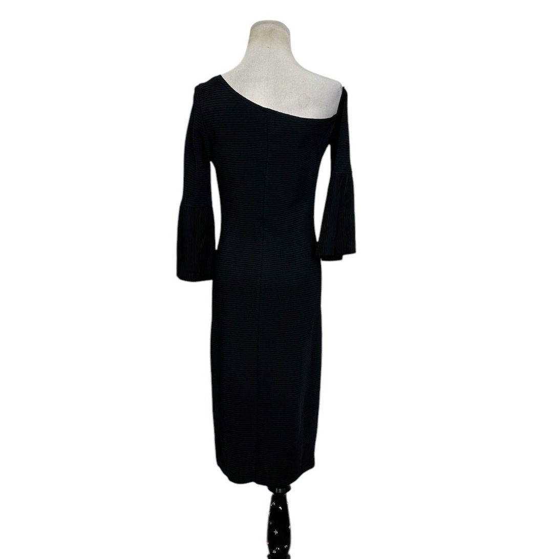 Trina Turk Trina Turk black 3/4 sleeves sheath midi dress size 6 Size M / US 6-8 / IT 42-44 - 2 Thumbnail