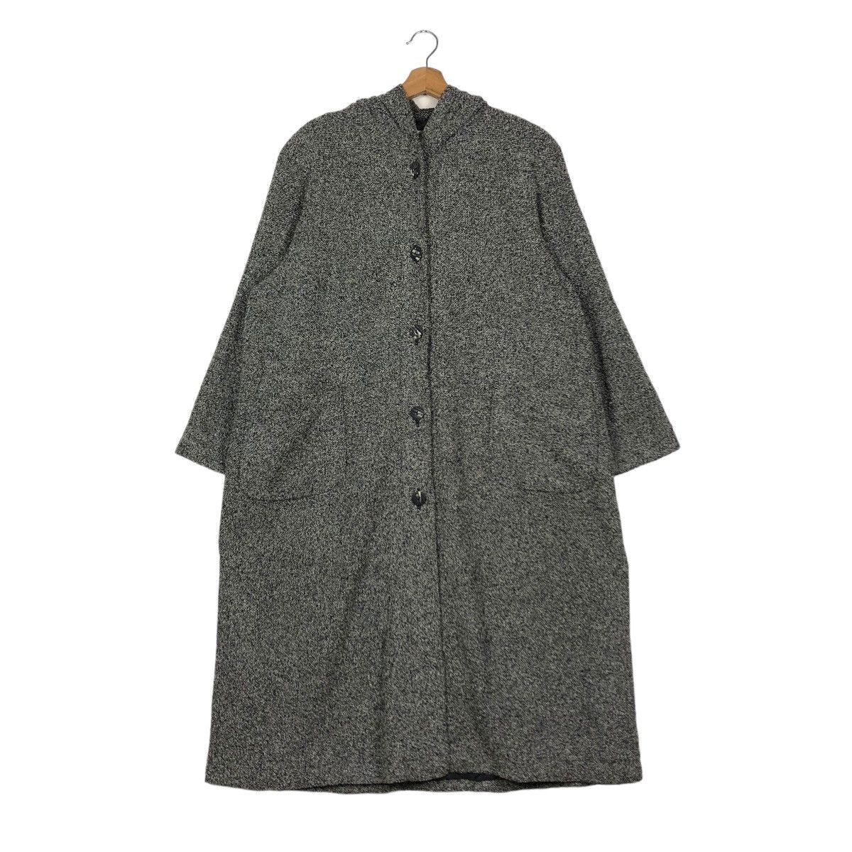 Japanese Brand 🔥RICH GREY LONG JACKET WOOL VOW TOKYO ISSEY MIYAKE Size US L / EU 52-54 / 3 - 1 Thumbnail