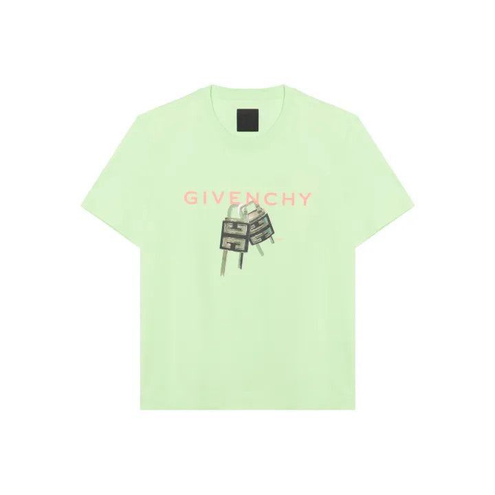 Givenchy Givenchy Givenchy Logo Print Short Sleeve TShirt -2507 Size US XXL / EU 58 / 5 - 1 Thumbnail