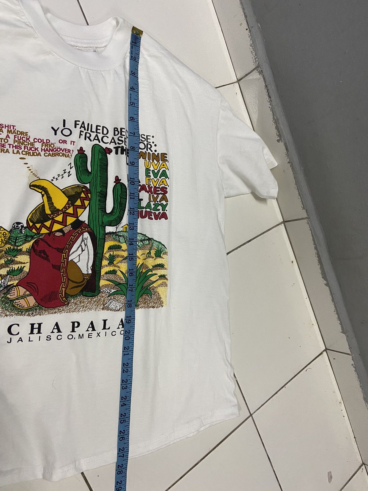 Vintage VINTAGE CHAPALA JALISCO MEXICO TEE SHIRT Size US XL / EU 56 / 4 - 15 Thumbnail
