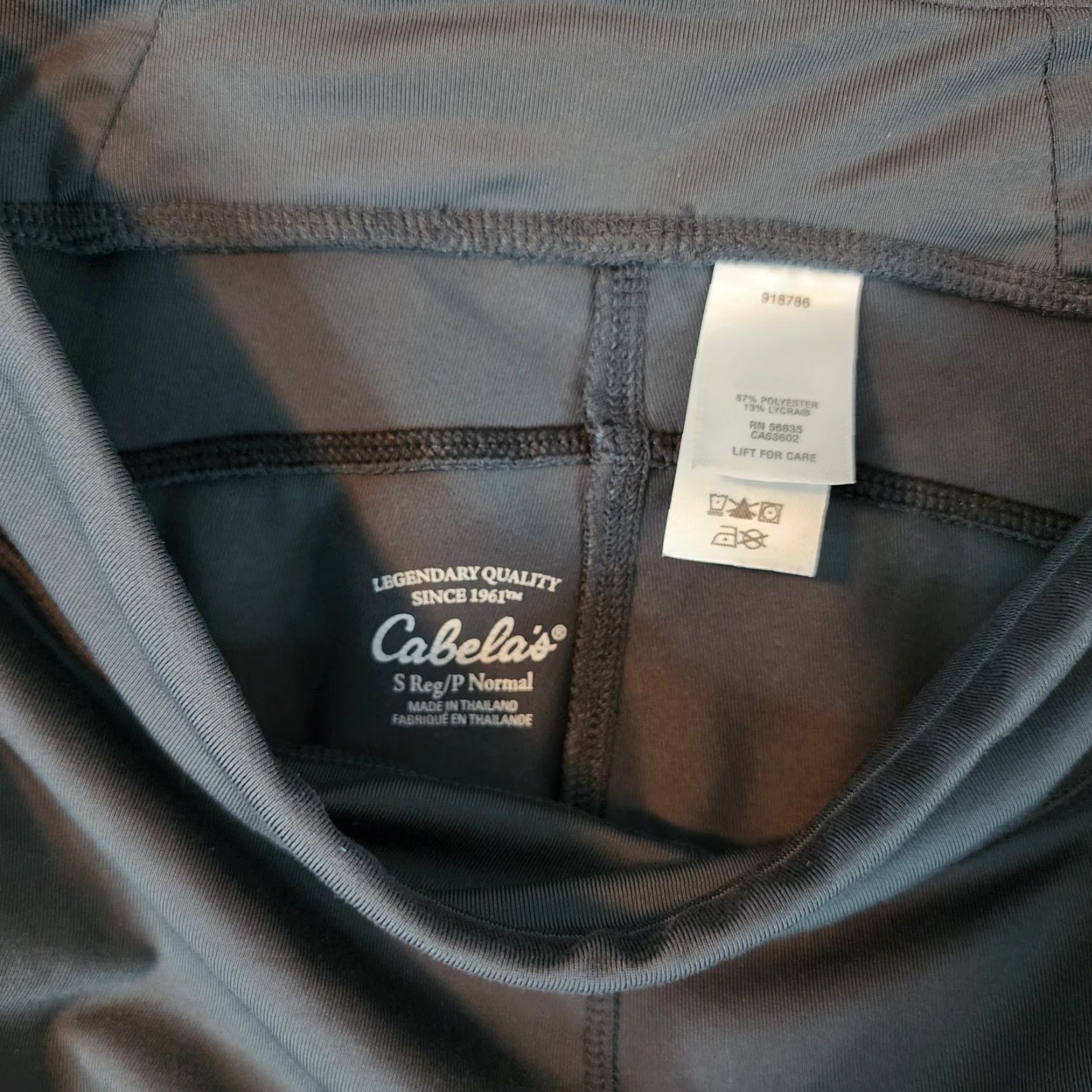 Vintage CABELA'S Women's Gray Yoga Capri Pants Size S Activewear Size 28" / US 6 / IT 42 - 2 Thumbnail