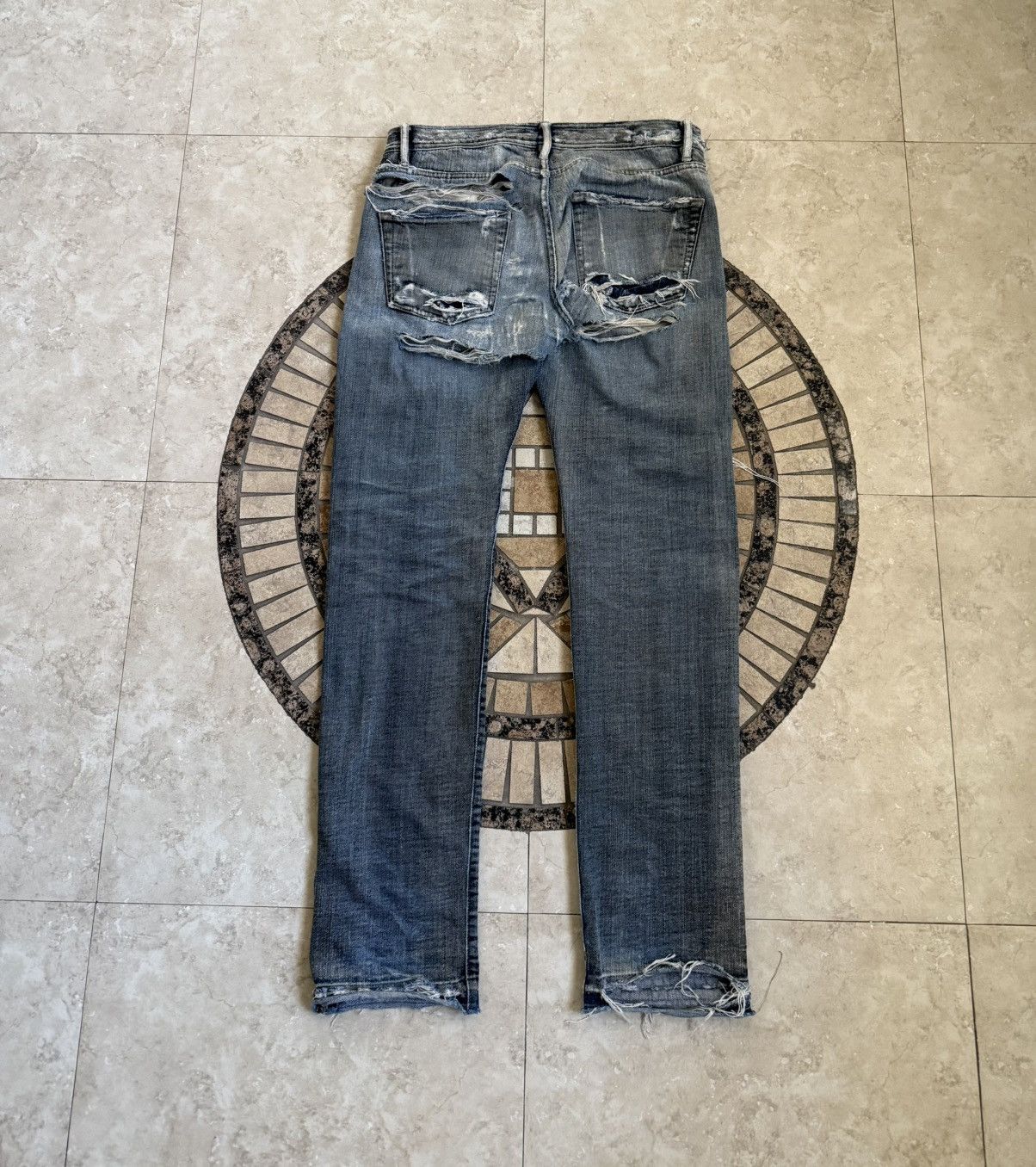 Rick Owens × Rick Owens Drkshdw FW08 “STAG” Dust Denim Size US 34 / EU 50 - 3 Thumbnail