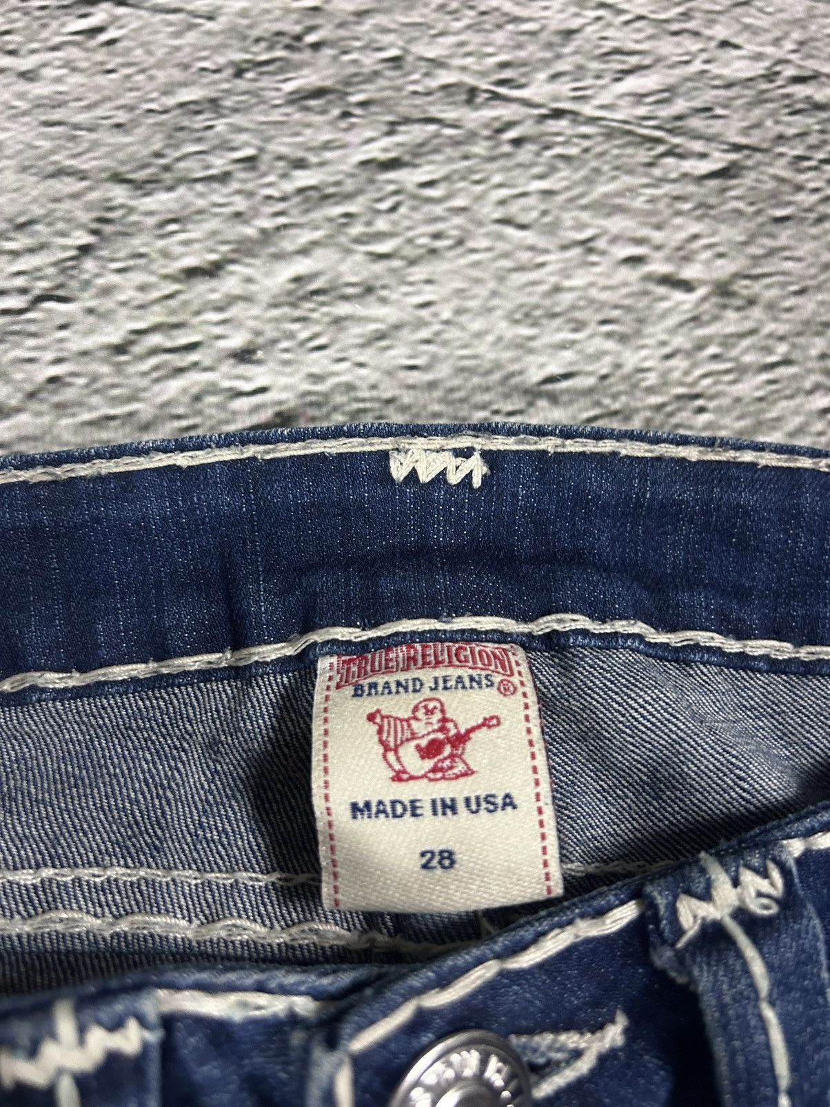 True Religion True Religion jeans flared vintage denim pants navy blue Size 28" / US 6 / IT 42 - 10 Thumbnail