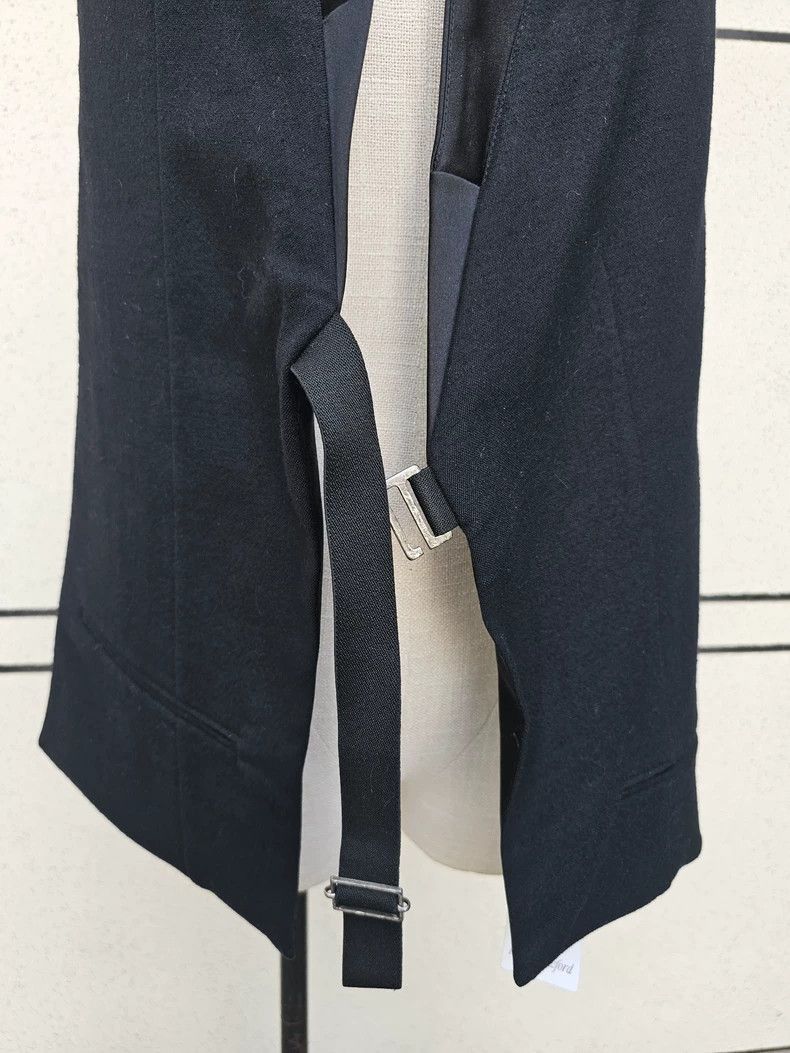 Haider Ackermann haider ackermann women's wool vest jacket - dmc-2508 Size XXS / US 00 / IT 34 - 5 Thumbnail