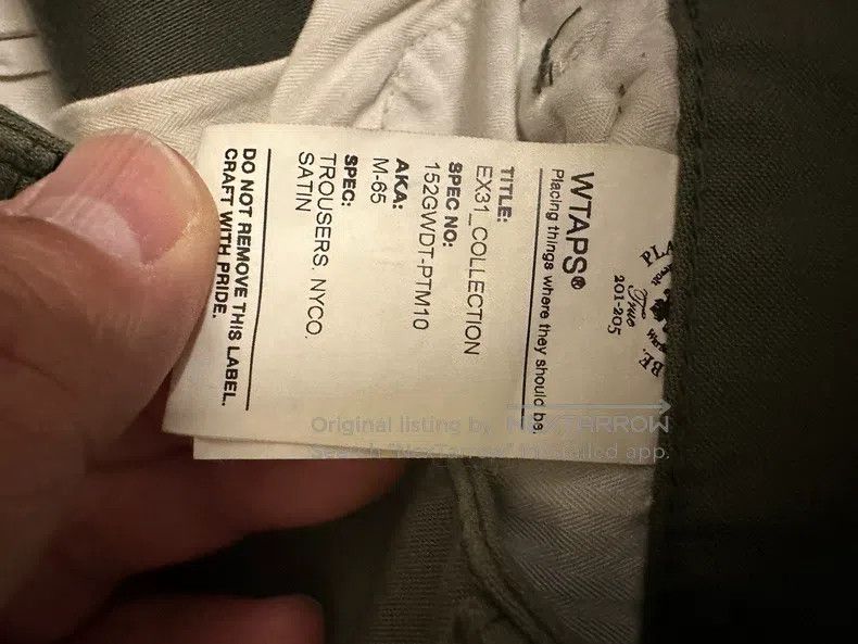 Wtaps Wtaps size 2 Military pants Size US 40 / EU 56 - 3 Thumbnail