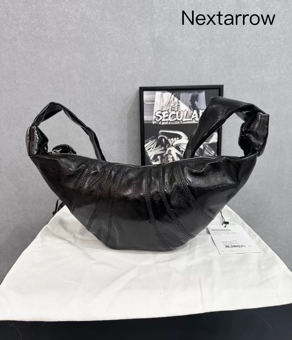Lemaire LEMAIRE brand new small coated croissant backpack Size ONE SIZE - 1 Thumbnail