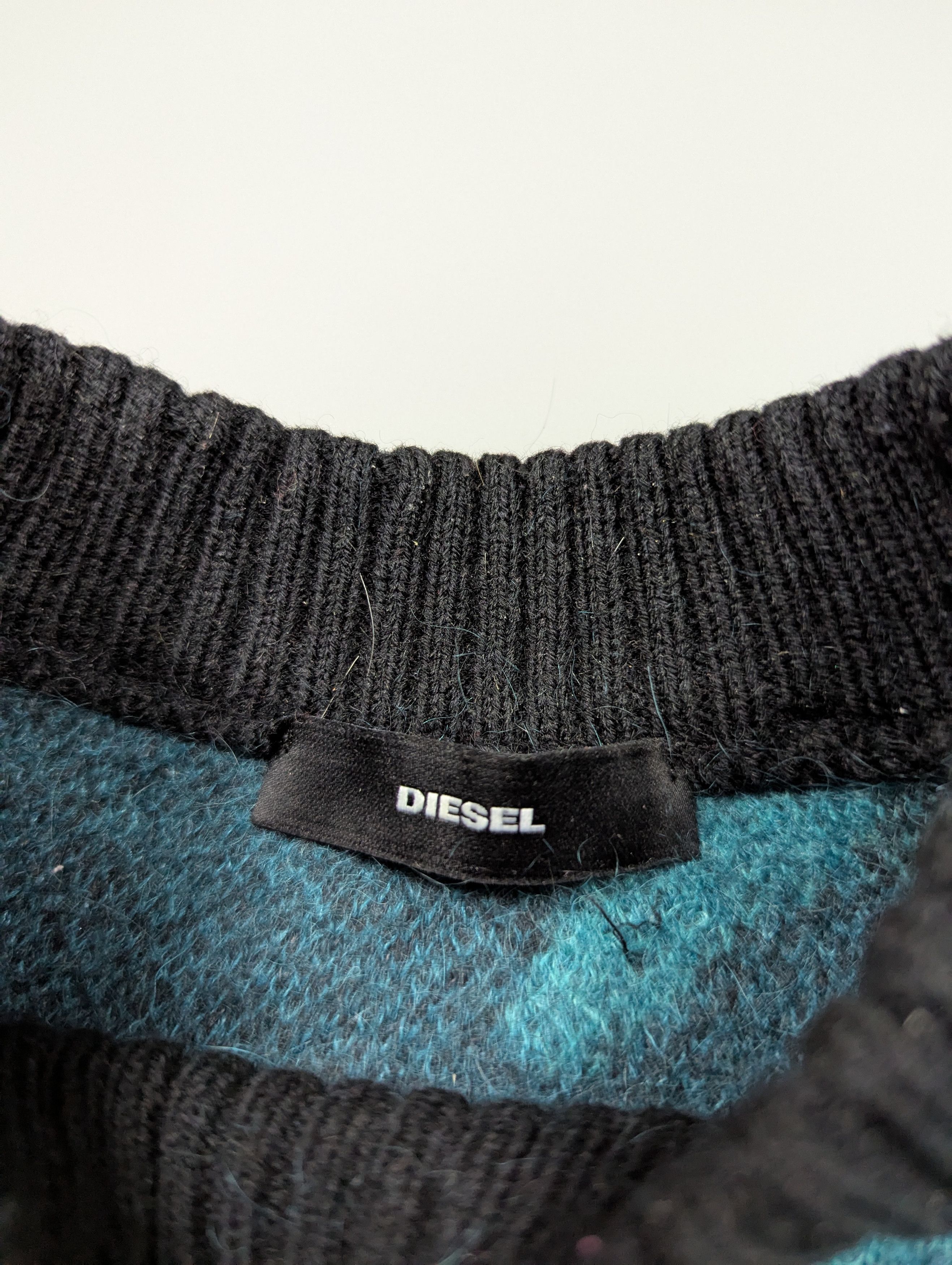Diesel DIESEL Women's Camouflage Trendy Wool Y2k Sweater Size XS / US 0-2 / IT 36-38 - 6 Thumbnail