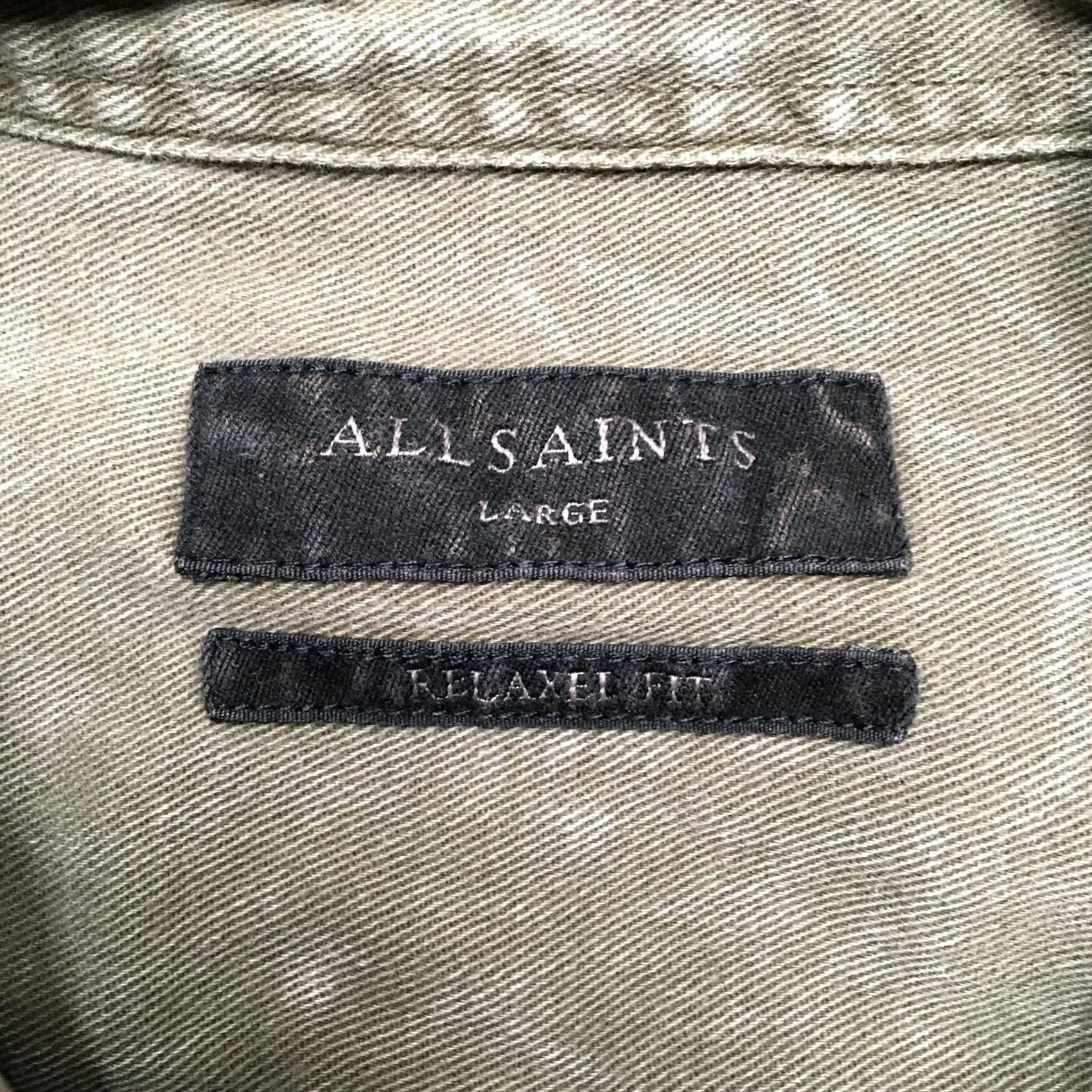 Allsaints AllSaints Telemark LS Shirt Jacket Mens Large Green Cotton Relaxed Fit Workwear Shirt Jacket Mens Large Green Cotton Navy? Size US L / EU 52-54 / 3 - 6 Thumbnail