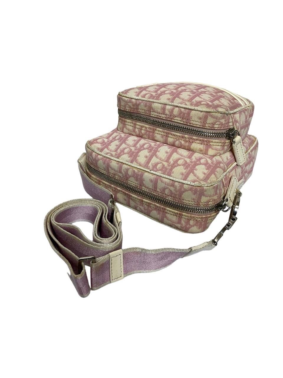 Dior Vtg🔥Authentic Dior Trotter Monogram No.1 Sling Bag Size ONE SIZE - 4 Thumbnail